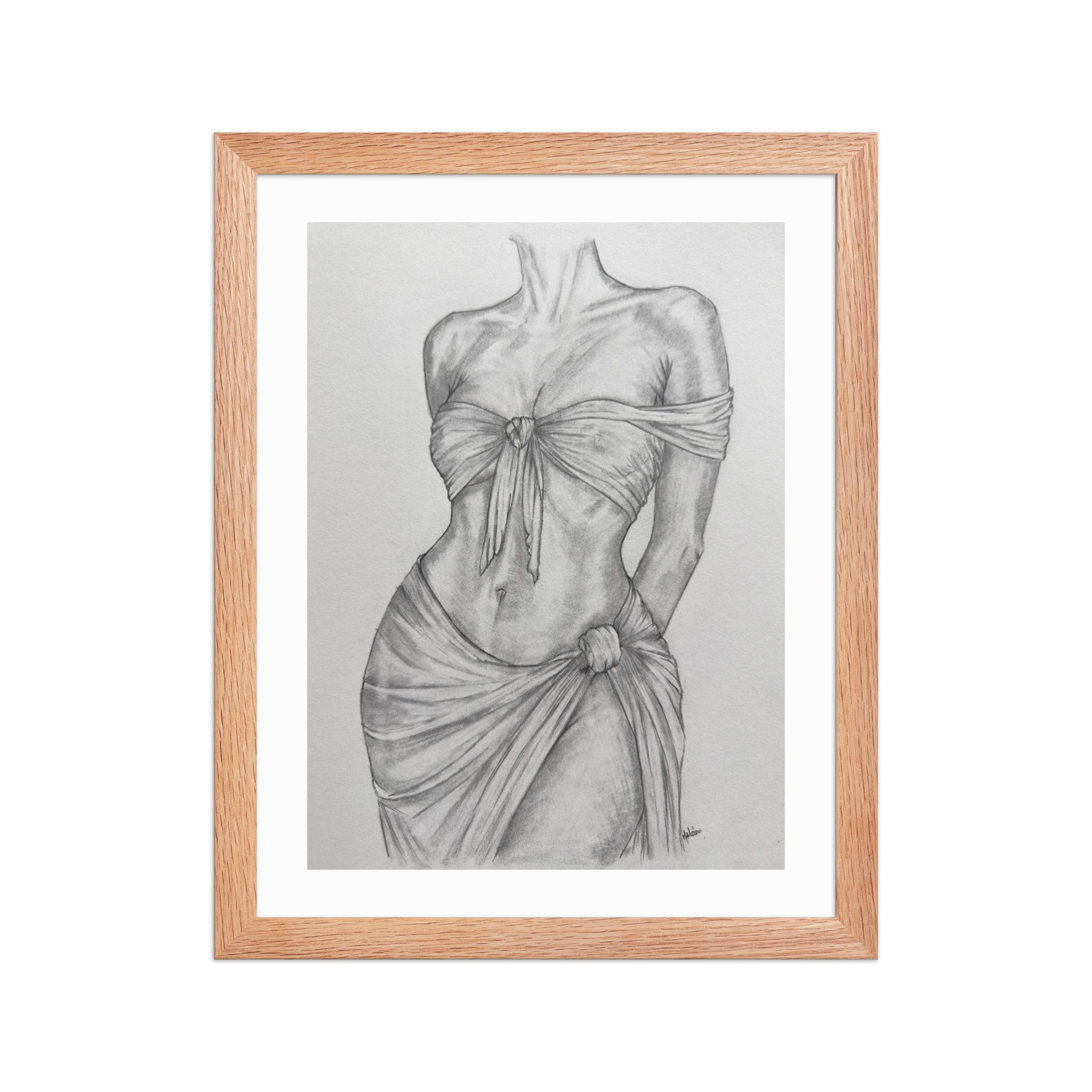 She is a walking spell - Framed Print Art