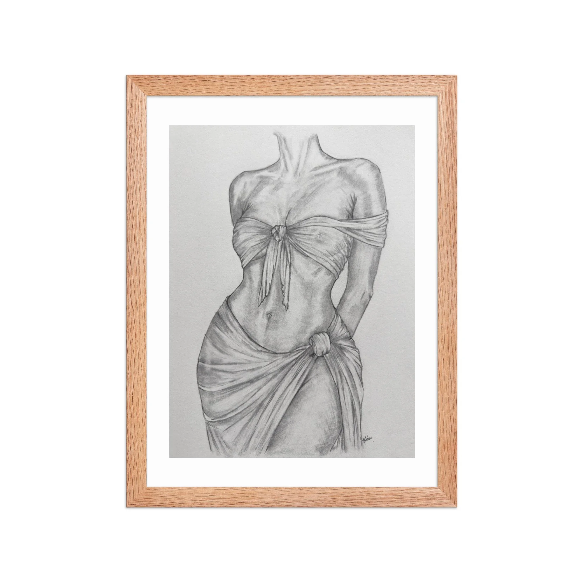 She is a walking spell - Framed Print Art