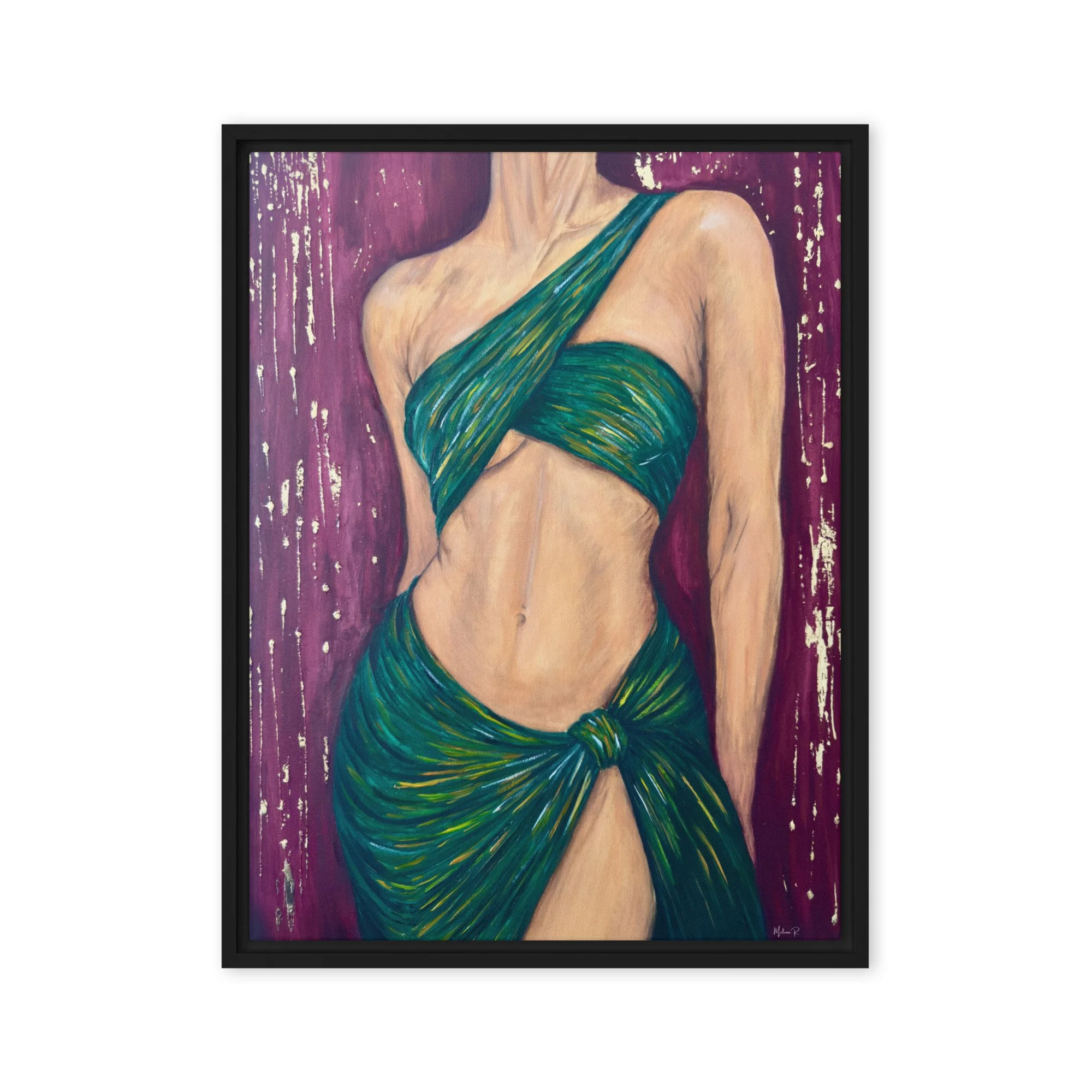 The Sweetest Things Unravel Slowly - Framed Print Canvas
