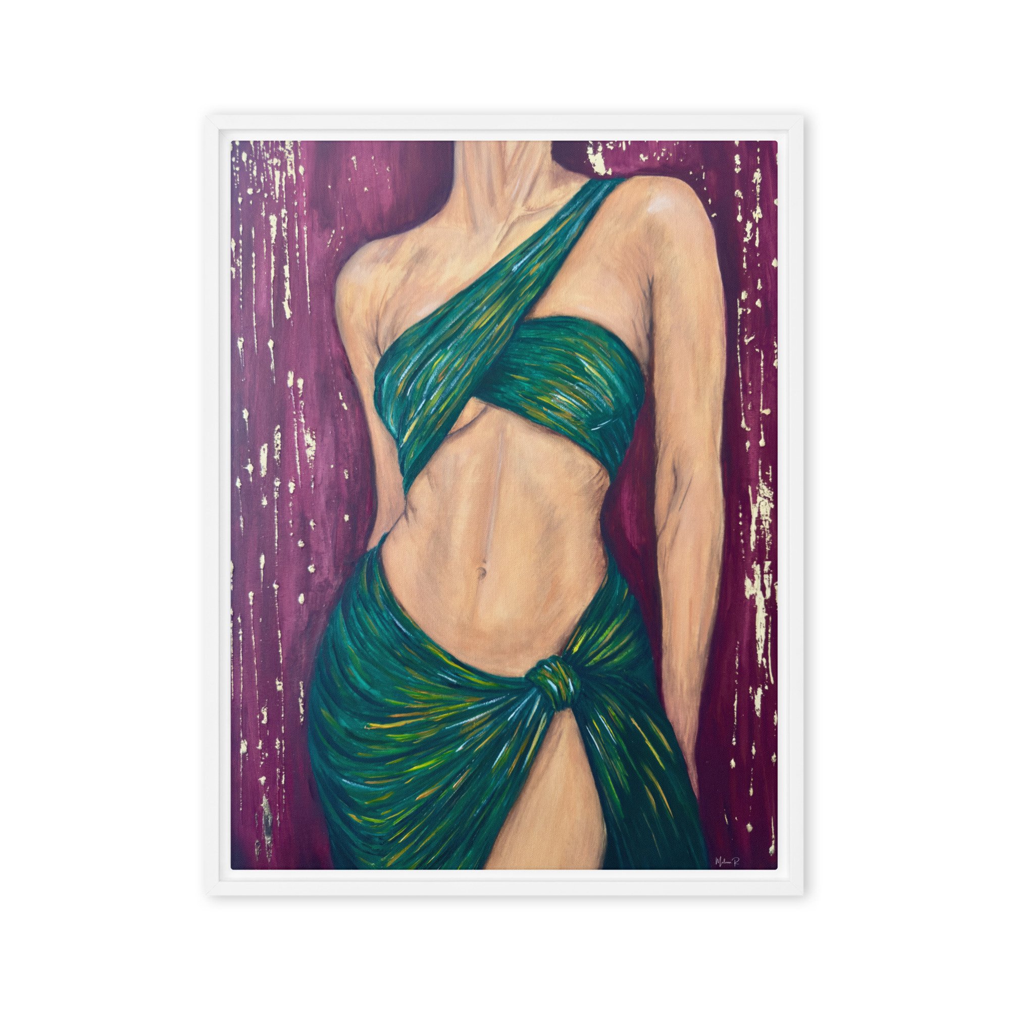 The Sweetest Things Unravel Slowly - Framed Print Canvas