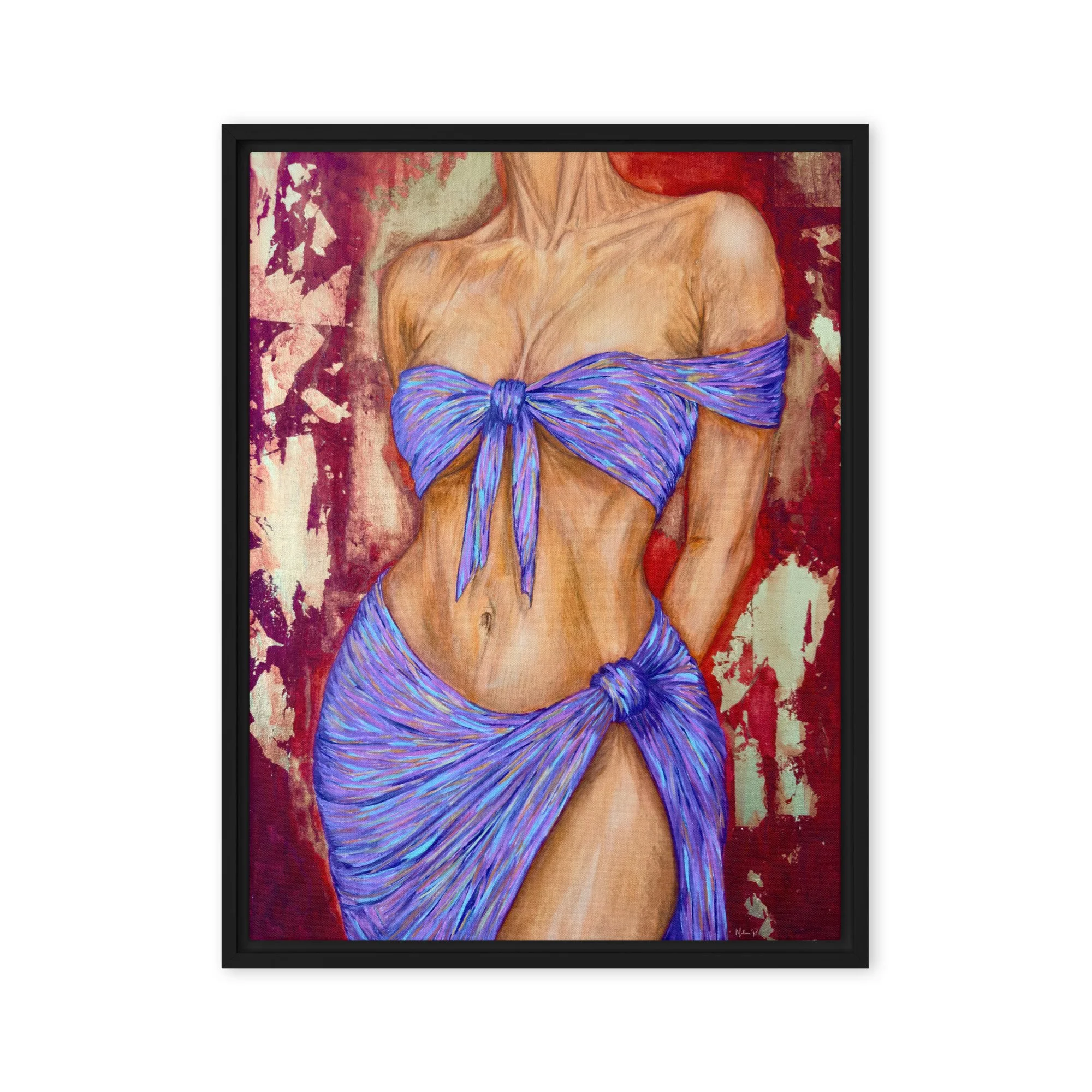 She Is a Walking Spell - Framed Print Canvas