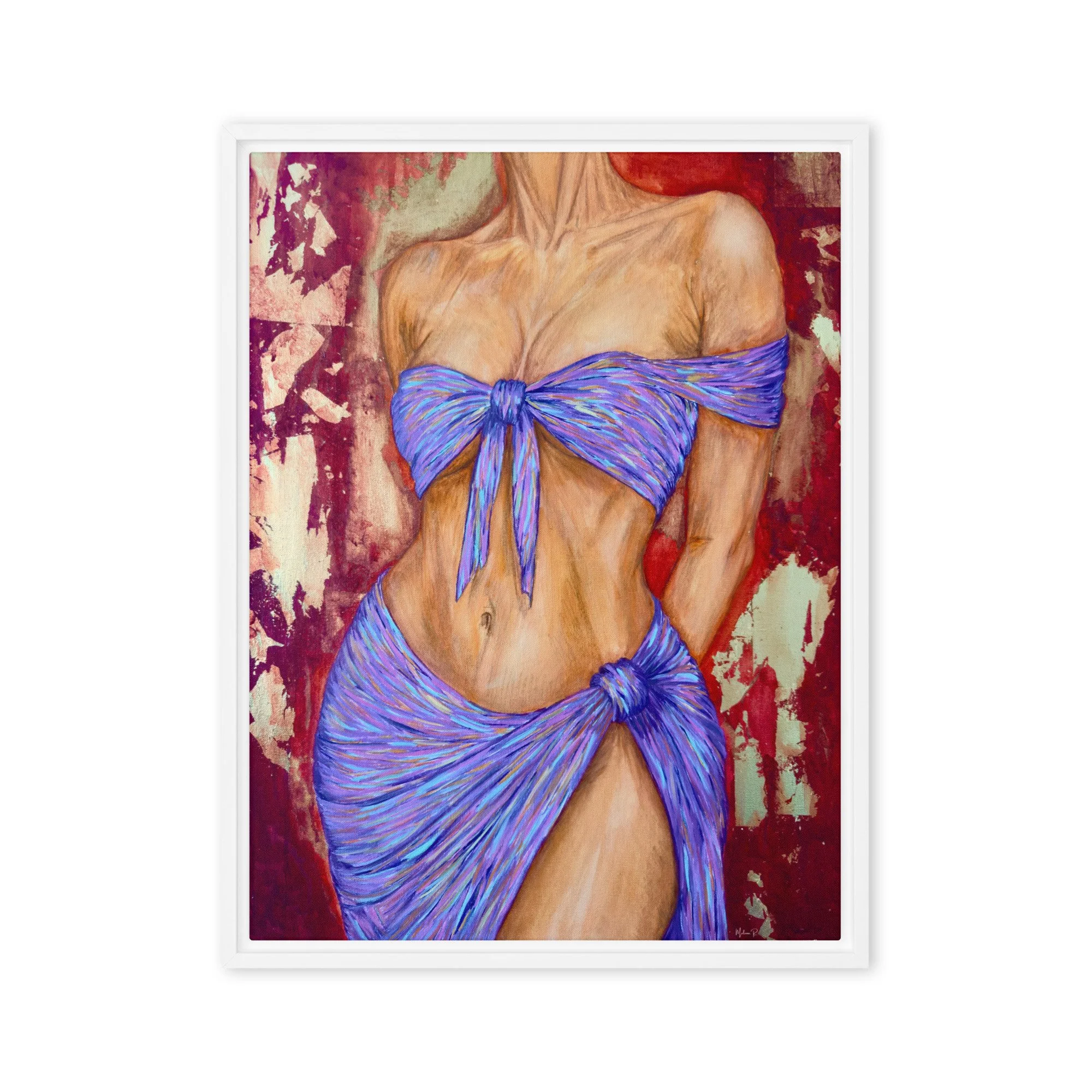 She Is a Walking Spell - Framed Print Canvas