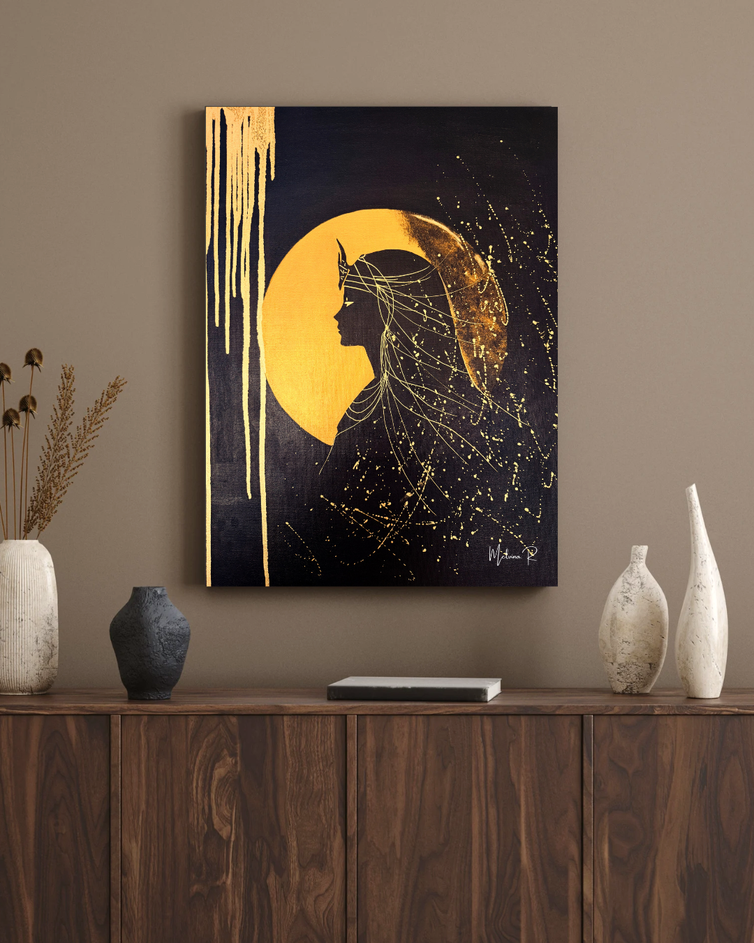 The Dark Goddess - Canvas Print