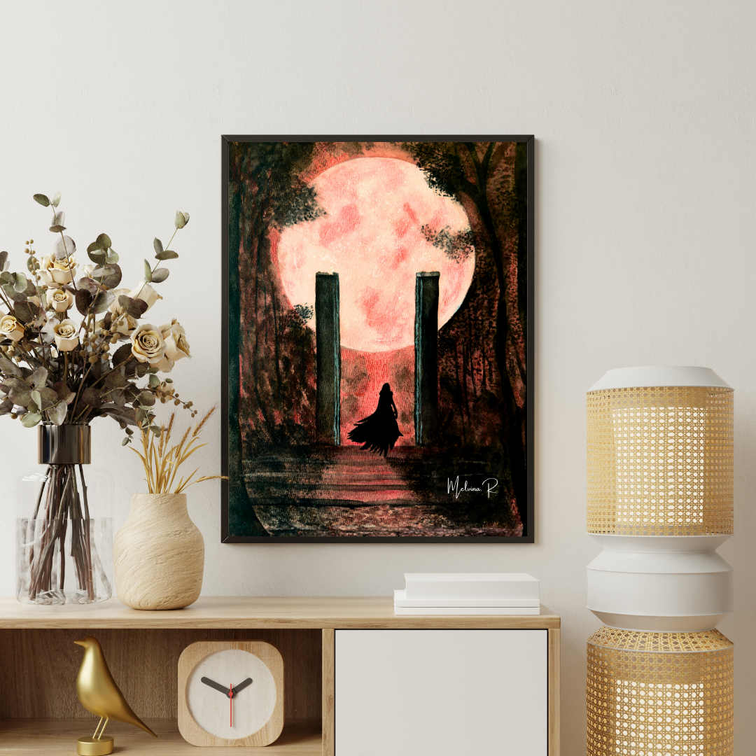 She Who Walks With Shadows - Canvas Print