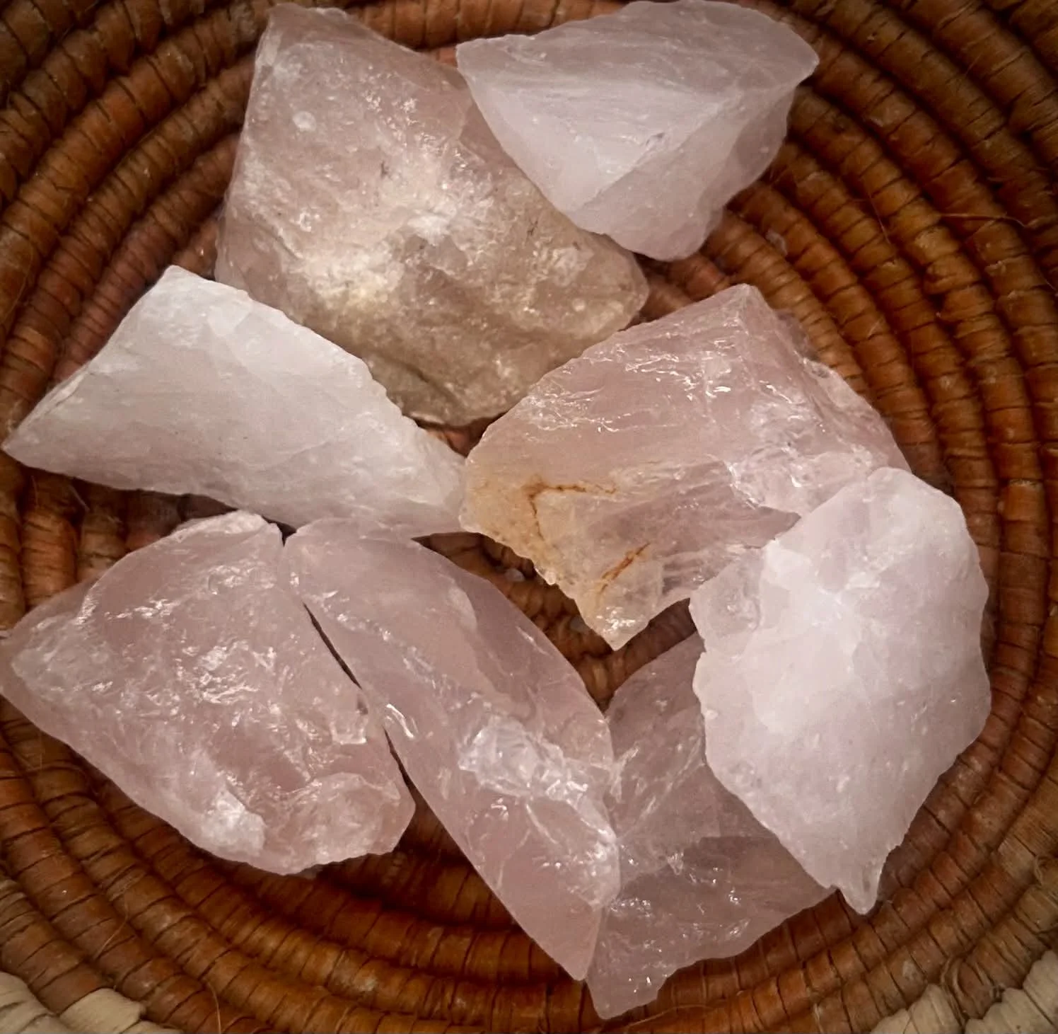 Raw Rose Quartz