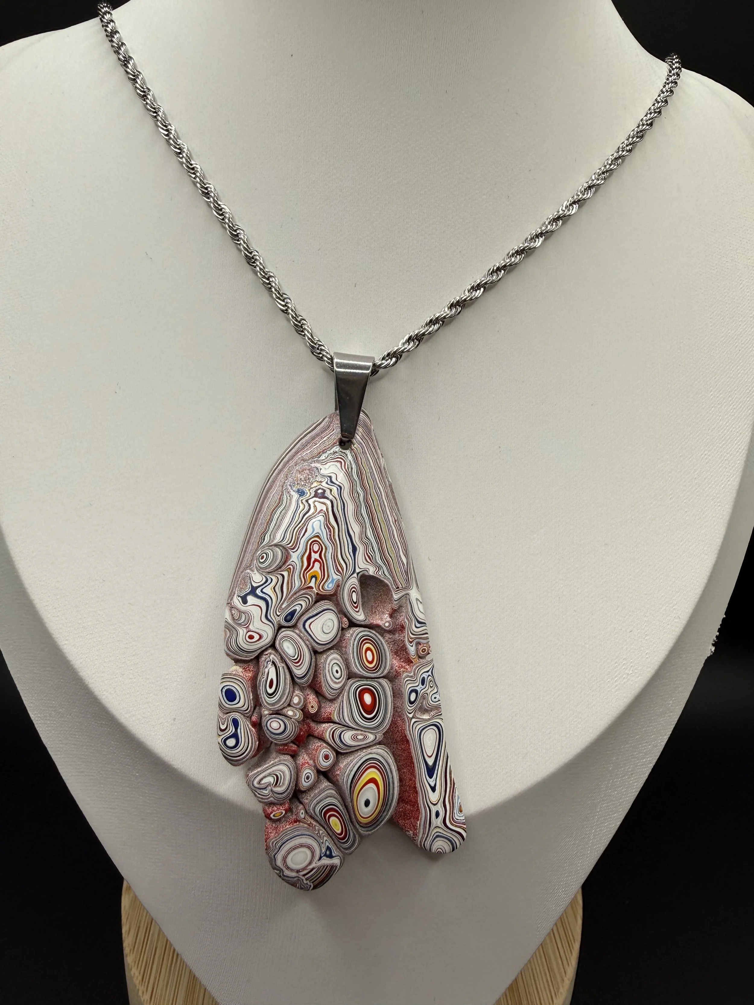 Big Rig Legacy™ Kenworth Fordite Reversible Pendant Necklace