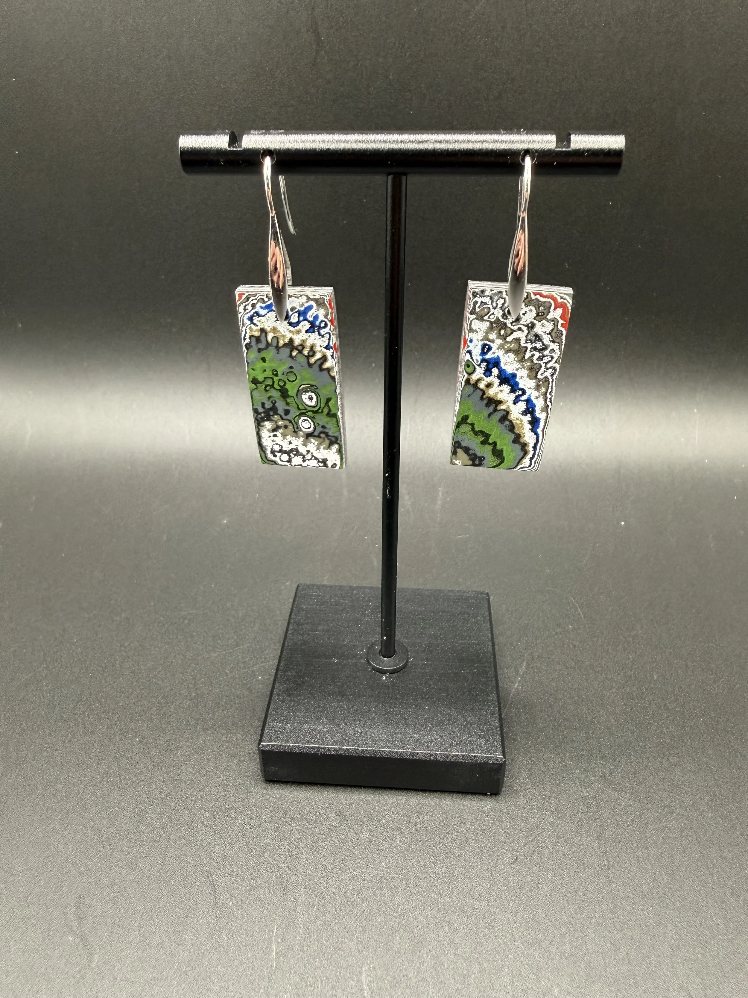 Trail Dust Dangles Handcrafted Jeep Fordite Earrings .jpeg