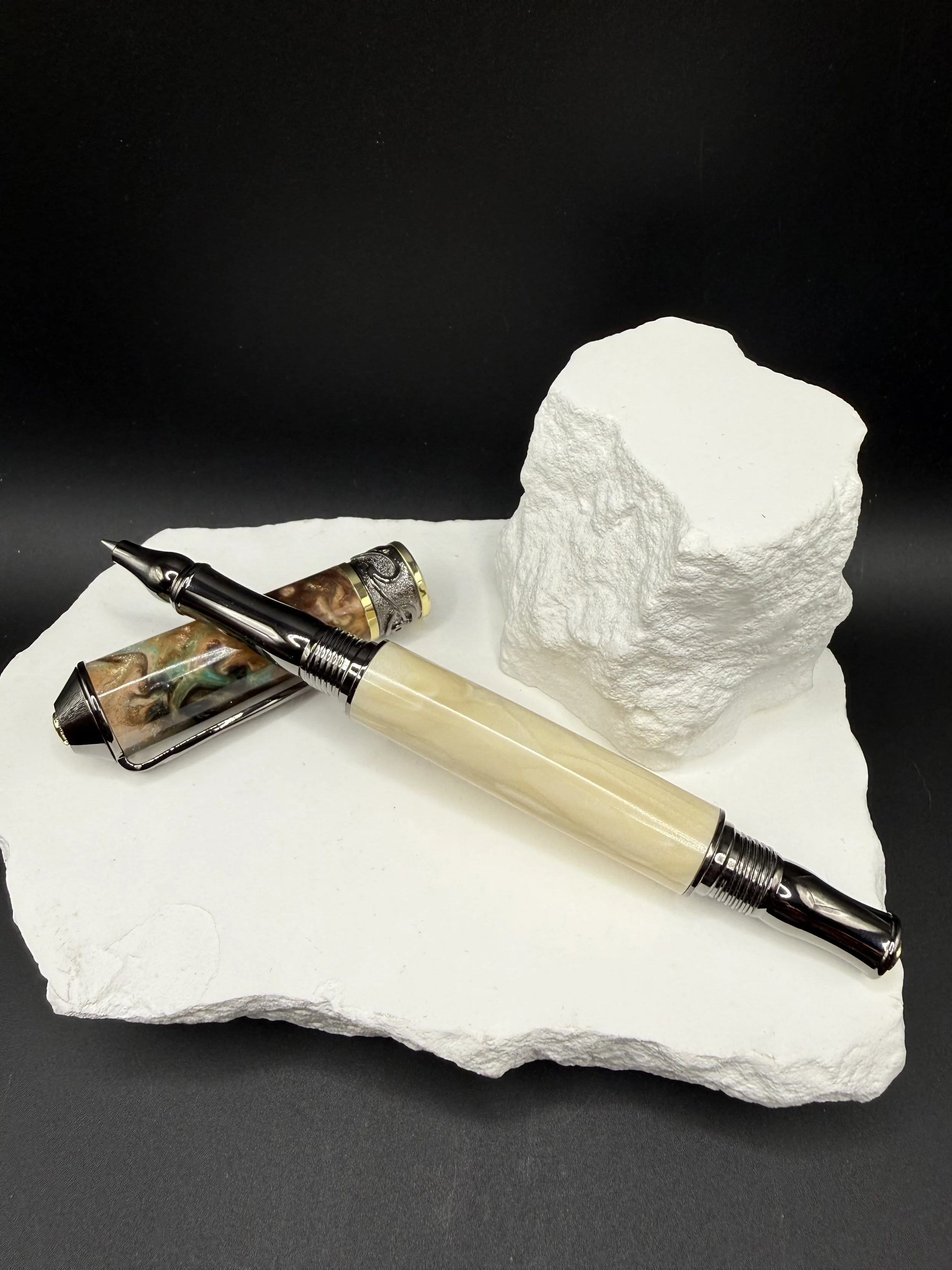 The Gilded Duchess™ Handcrafted Acrylic Nouveau Sceptre Rollerball pen