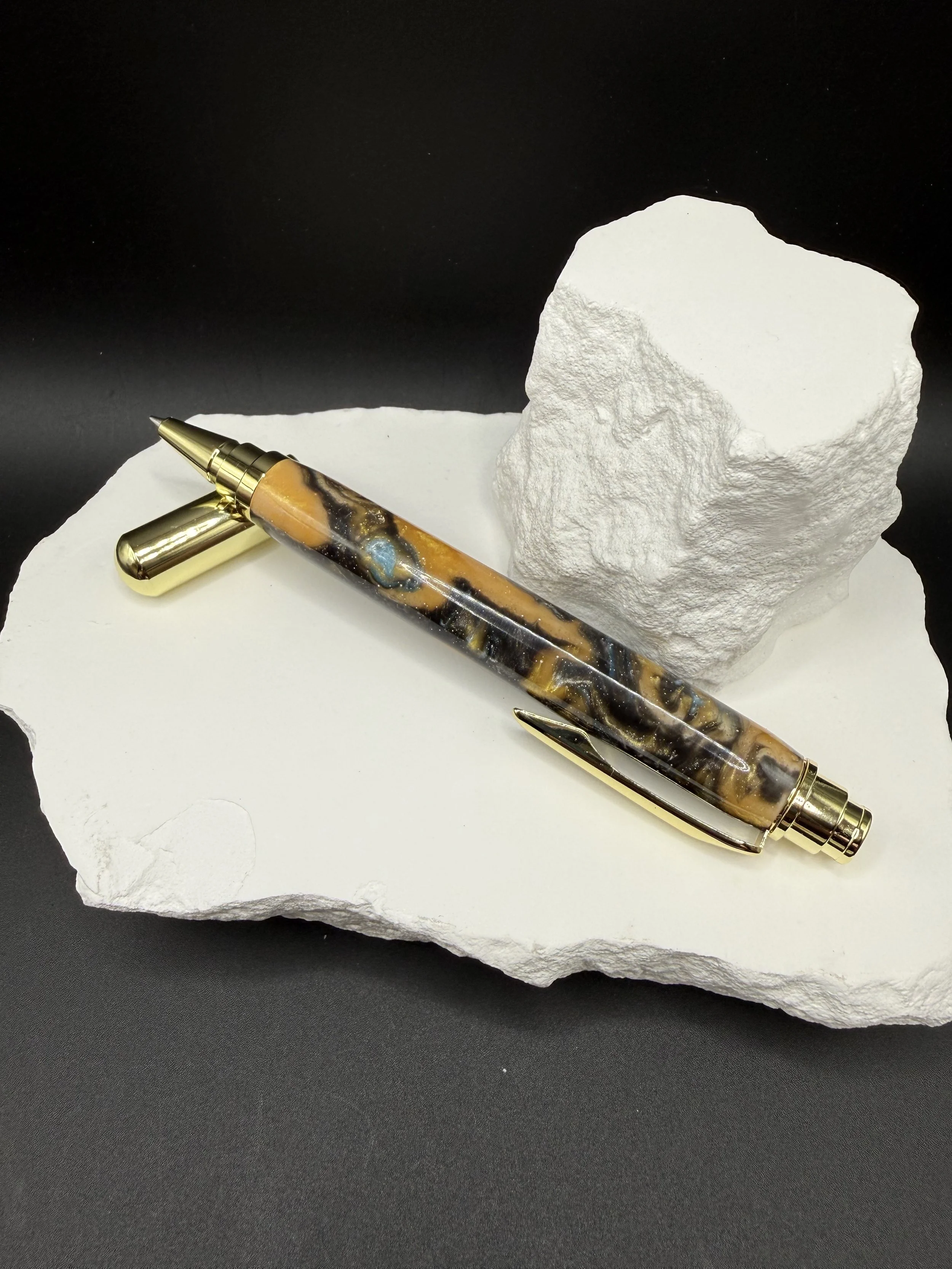 Amber Hornet™ Handcrafted Rollester Rollerball Pen.jpeg