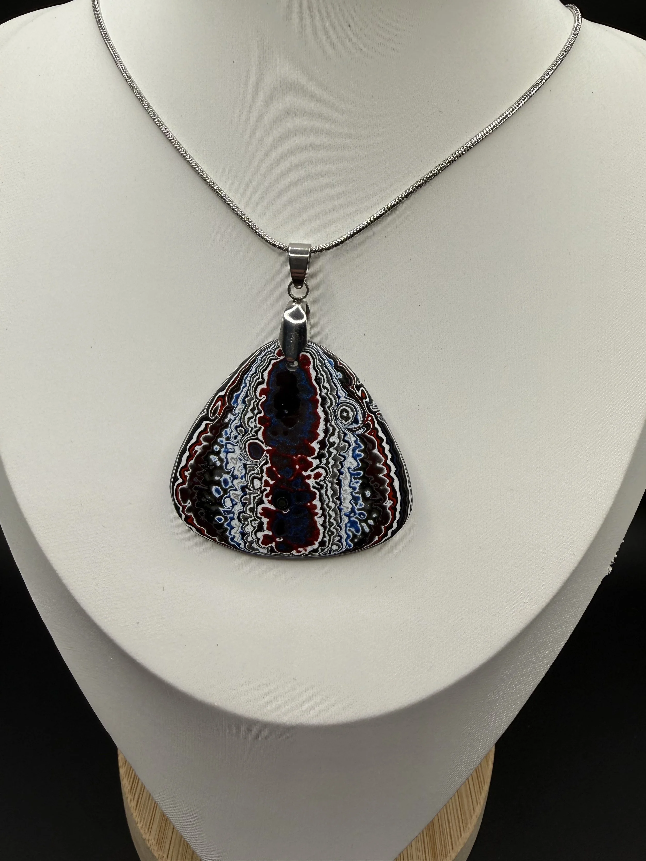 Trail Marker™ Jeep Fordite Reversible Pendant Necklace