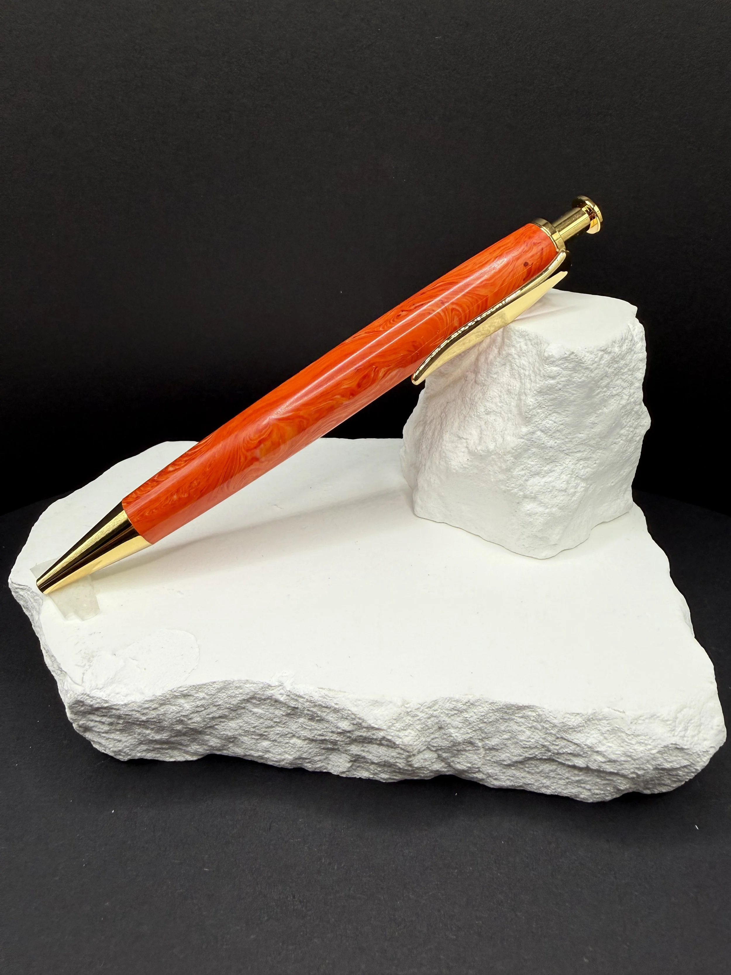 Emberstorm™ Acrylic Handcrafted Long Clicker Ballpoint pen .jpeg
