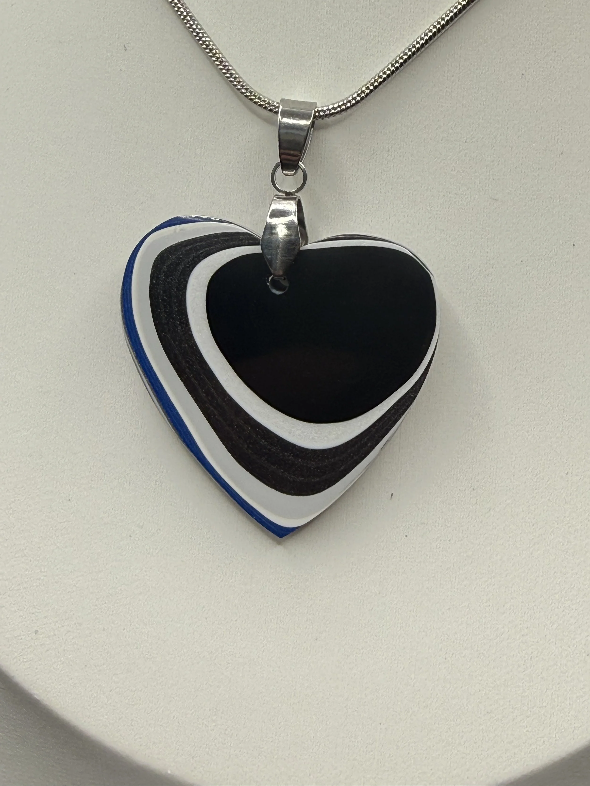 CN39 Heart Throb Handcrafted Dodge Ram Truck Fordite Necklace..jpeg