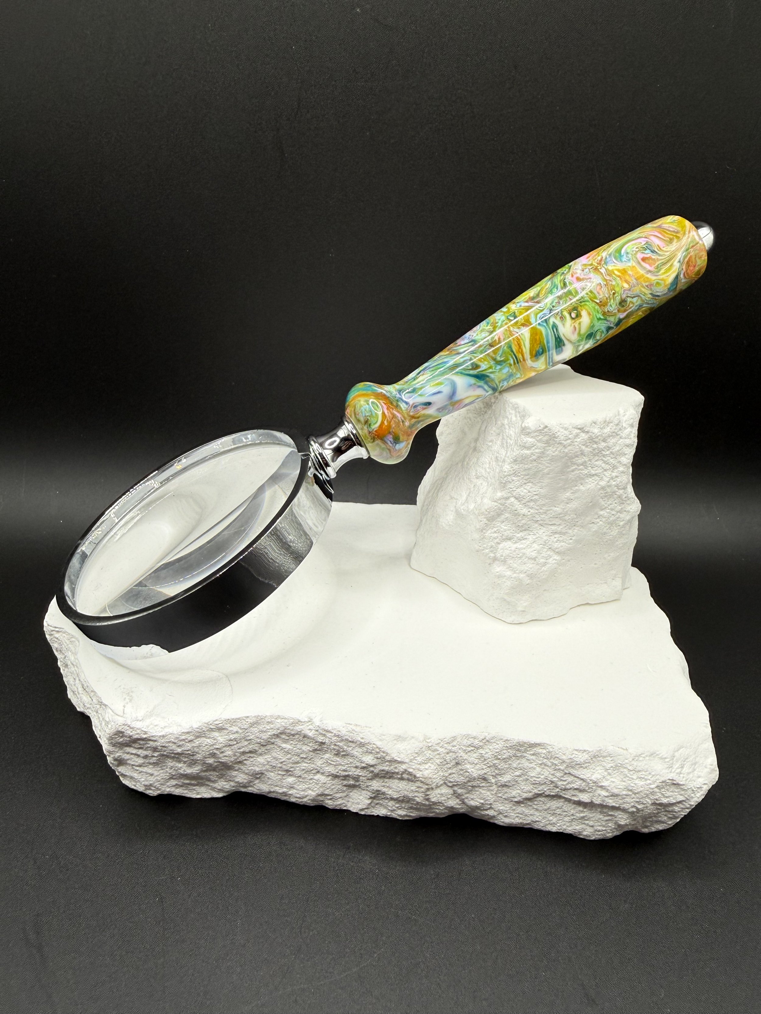 Prismatic Fusion™ Handcrafted Acrylic Magnifying Glass