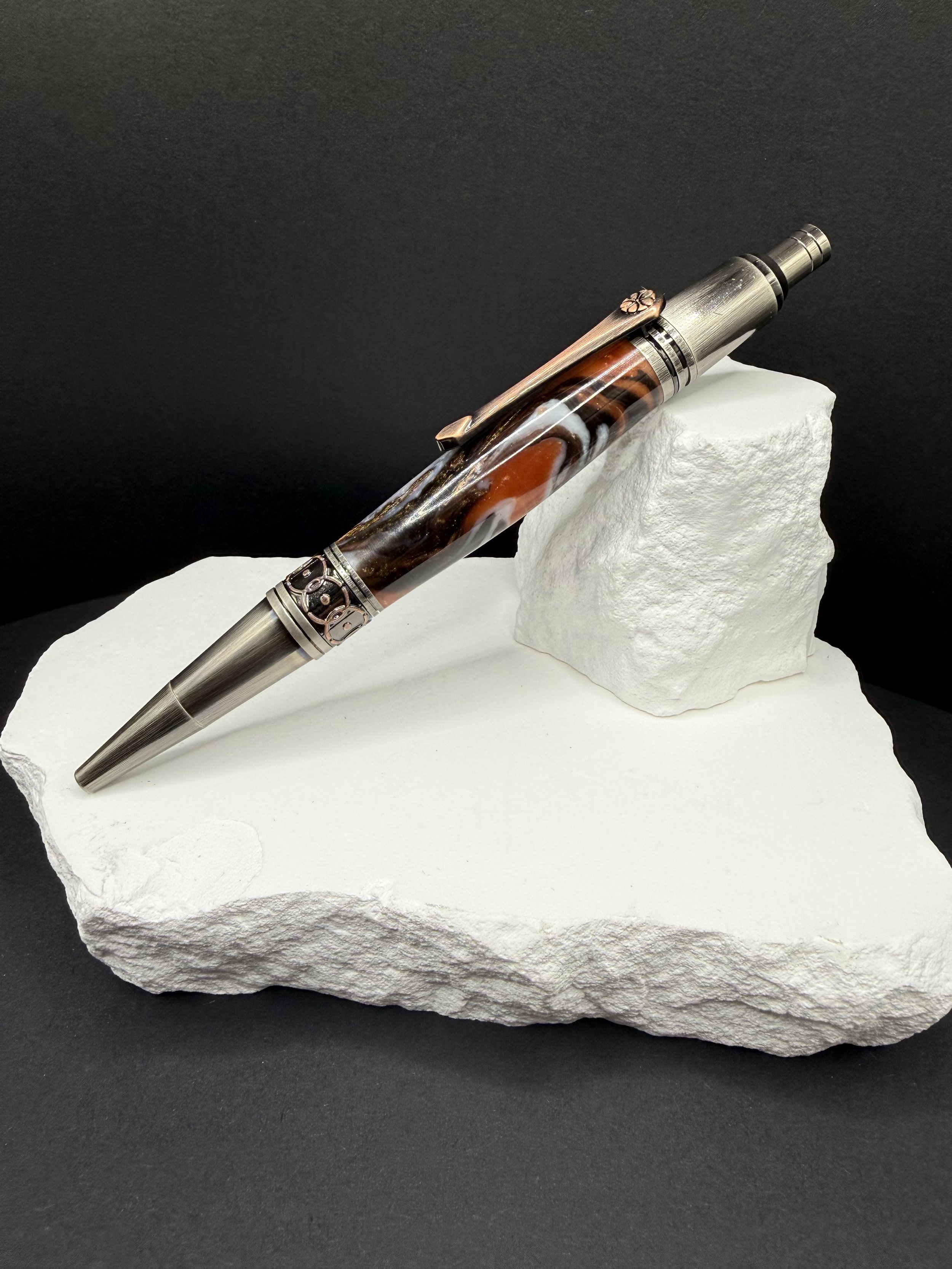 Umberly™ Handcrafted ProX Art Deco Click Ballpoint pen .jpeg