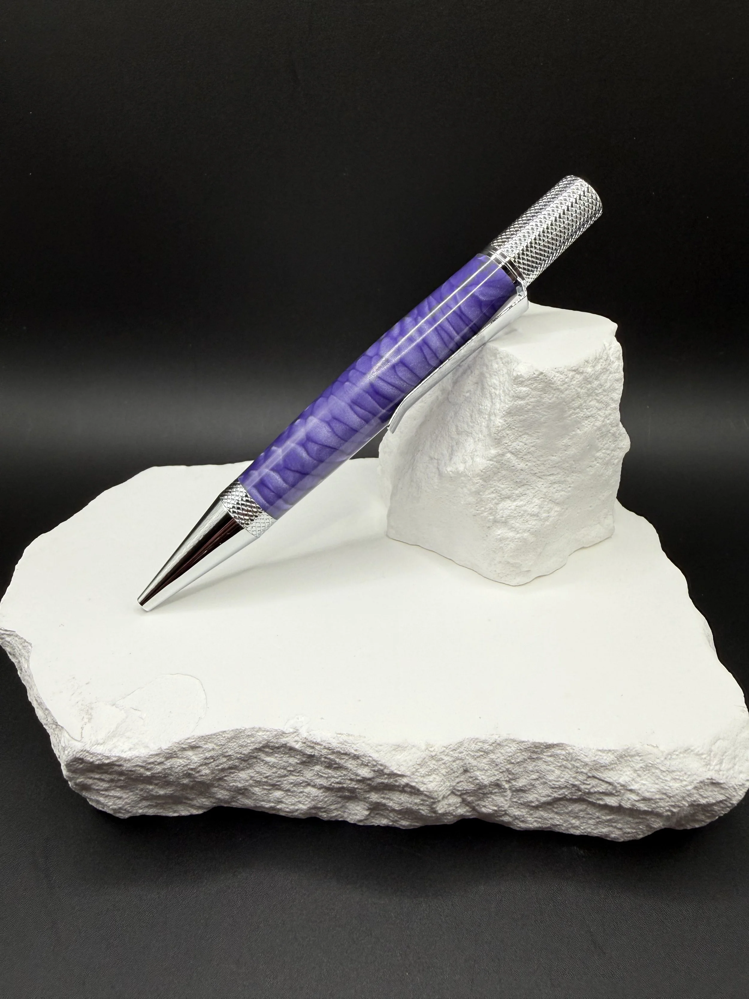 The Violet Vortex Acrylic Professor Ballpoint Twist pen .jpeg