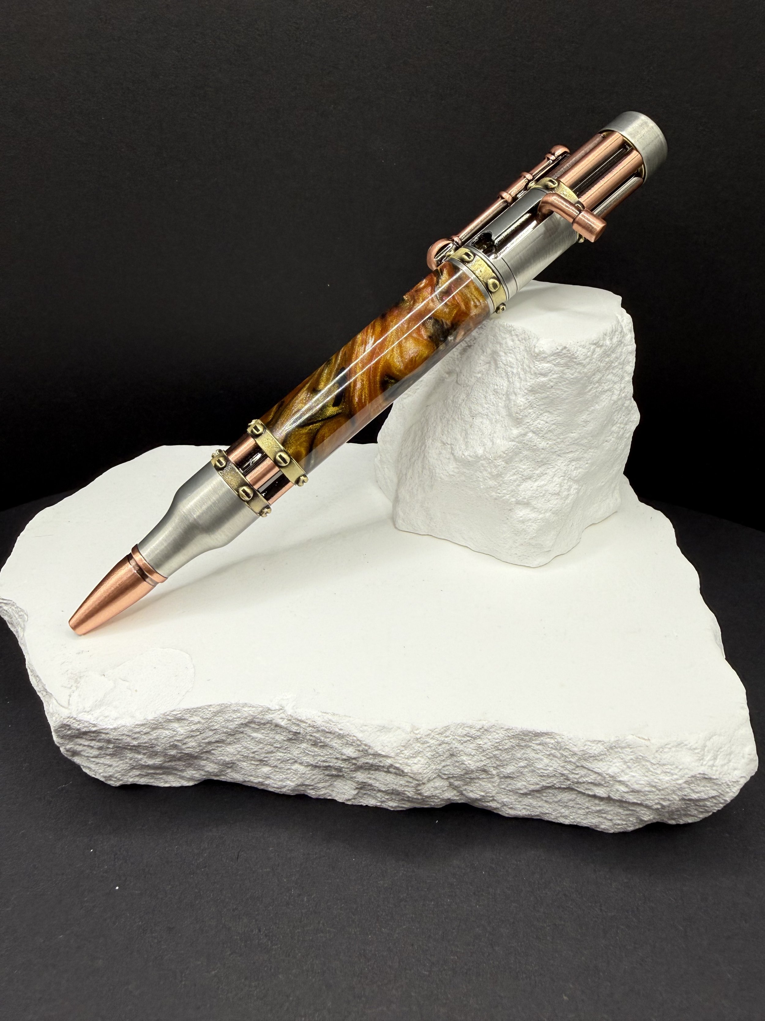 Cinderlock™ Acrylic Handcrafted Steam Punk Bolt Action Ballpoint pen.jpeg