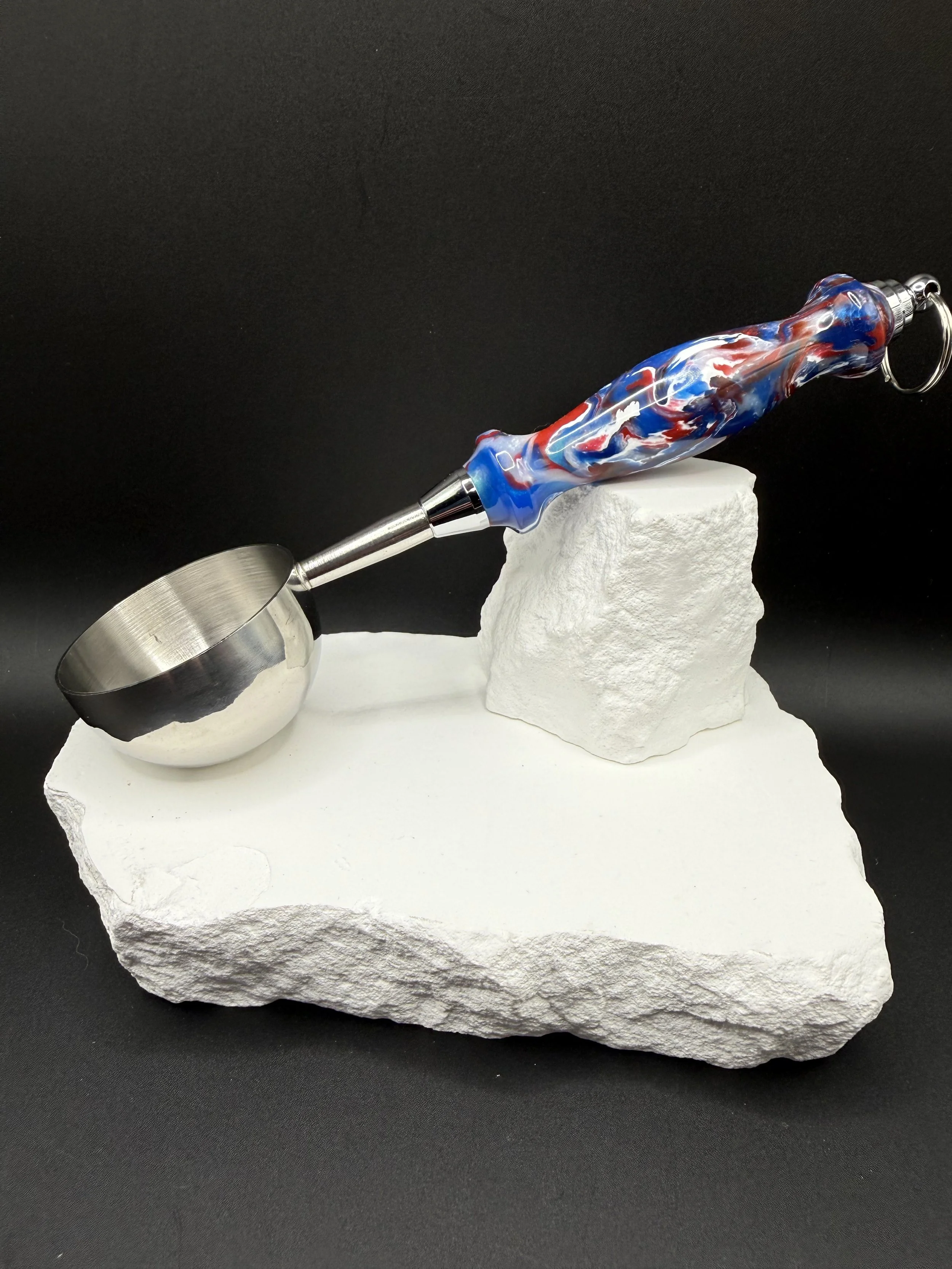 Liberty Swirl™ Handcrafted Artisan 2TBS Stainless Steel Coffee Scoop
