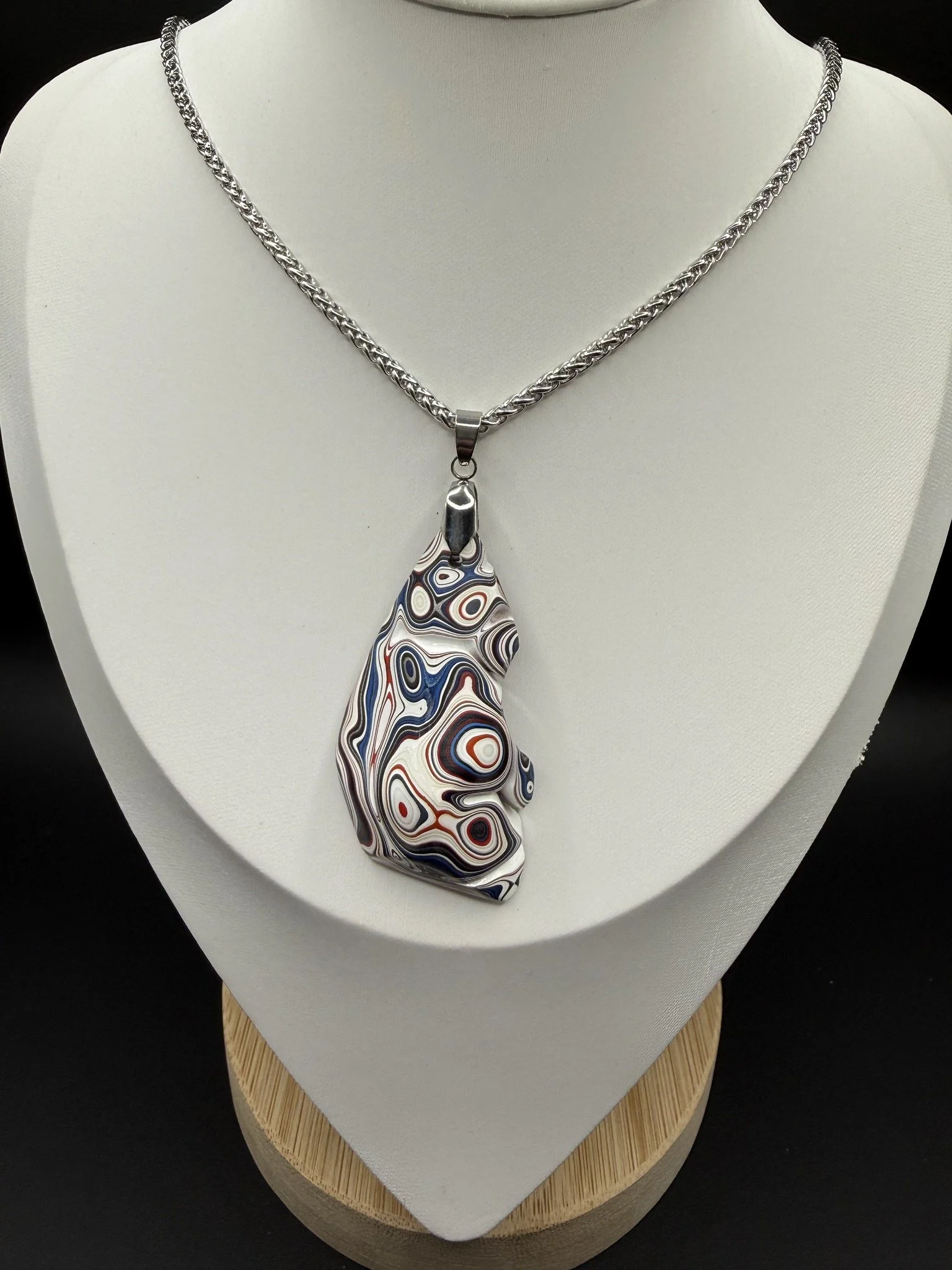 Handmade Kenworth Fordite Necklace