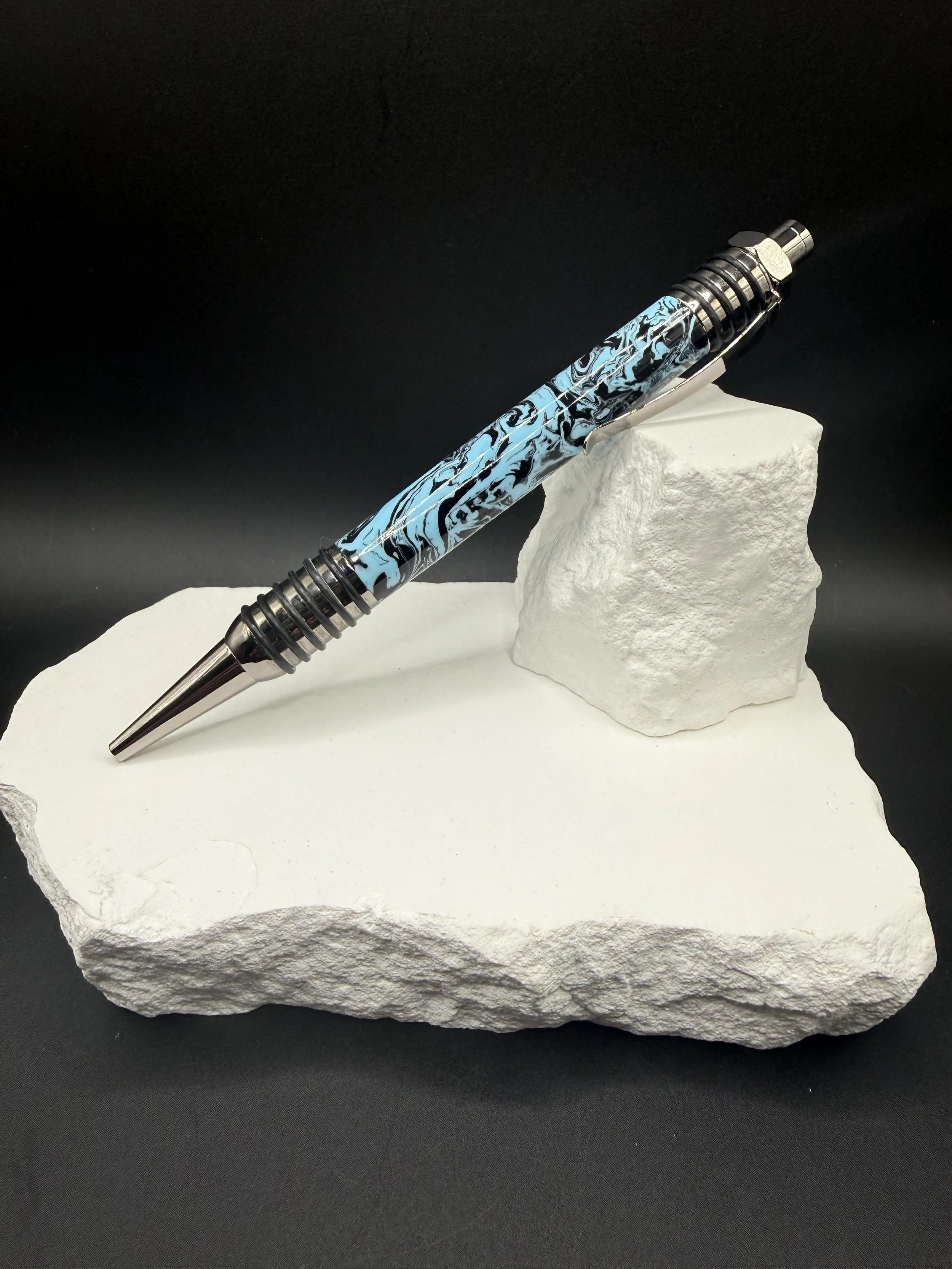 Arctic Tempest™ Acrylic Handcrafted Spartan Click Ballpoint Pen