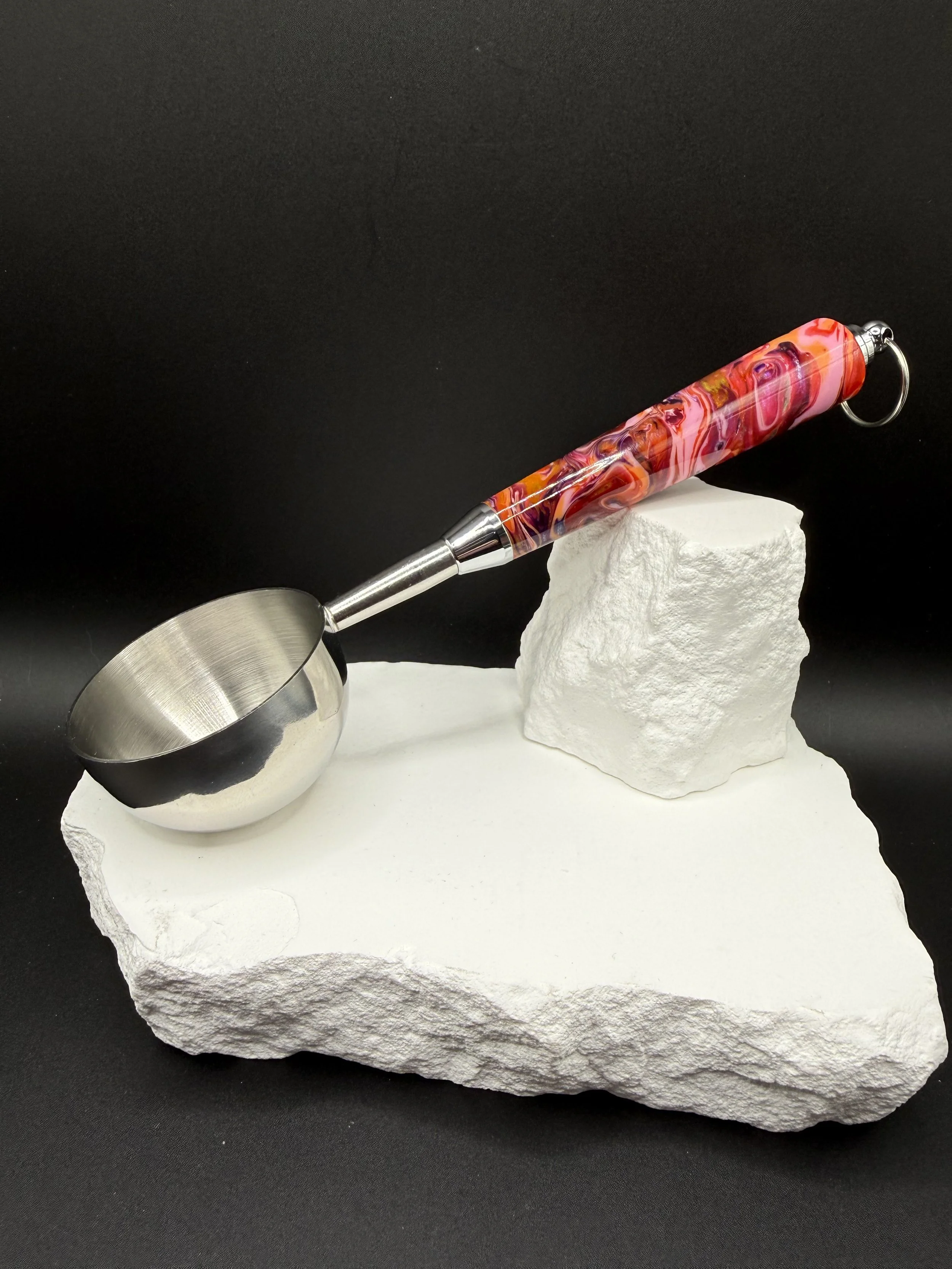 Berry Burst™ Handcrafted Artisan 2TBS Stainless Steel Coffee Scoop .jpeg