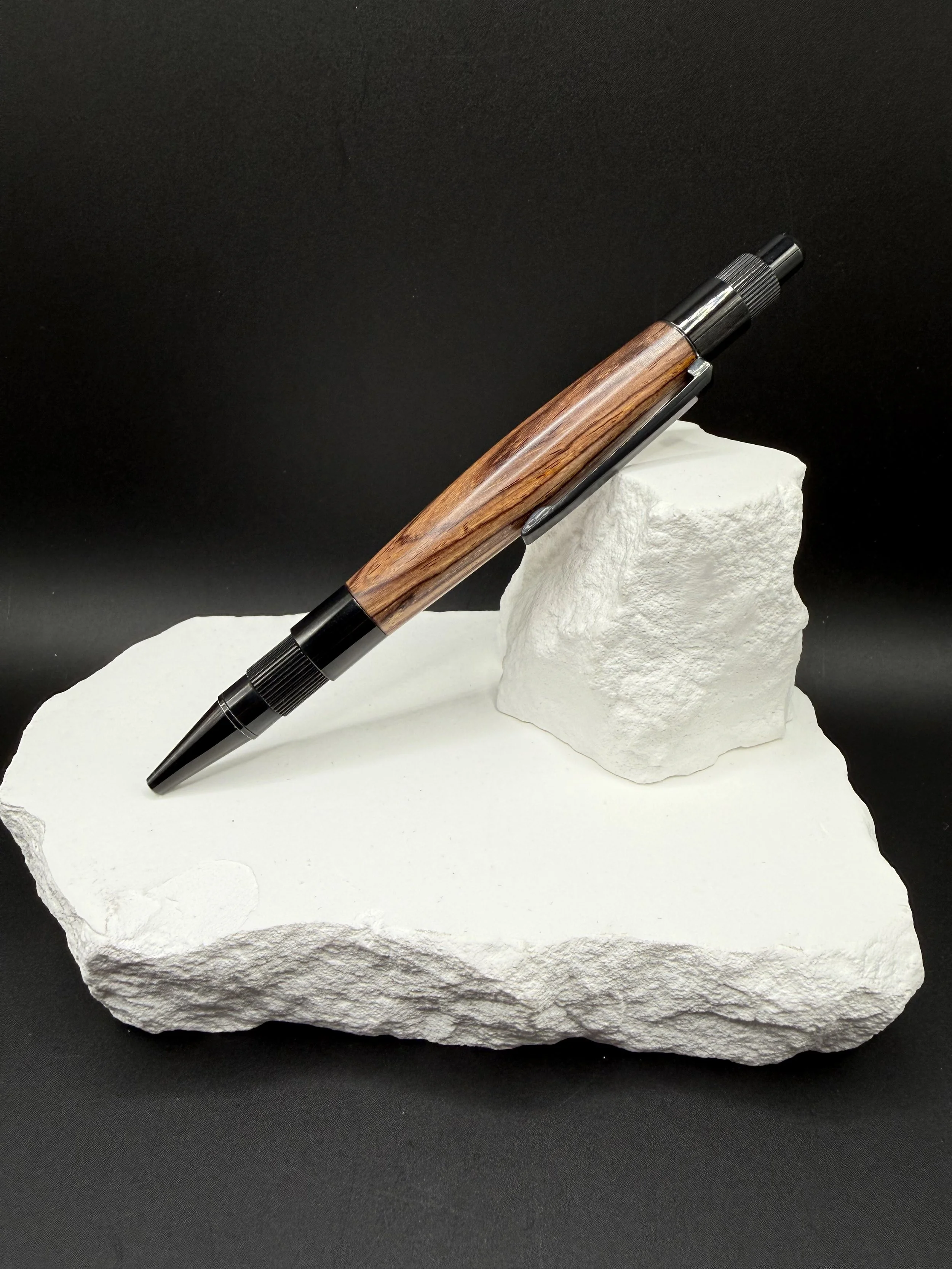 Twilight Monarch Cocobolo Handcrafted Stratus Click Ballpoint Pen.jpeg