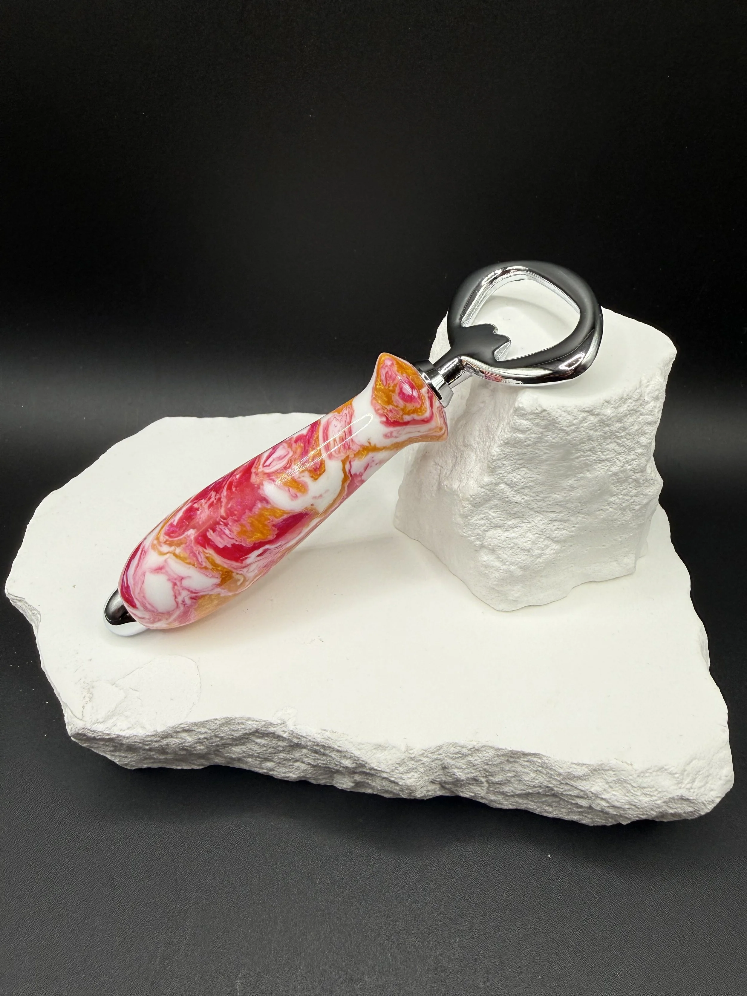 Raspberry Ripple™ Handcrafted Acrylic Bottle Opener