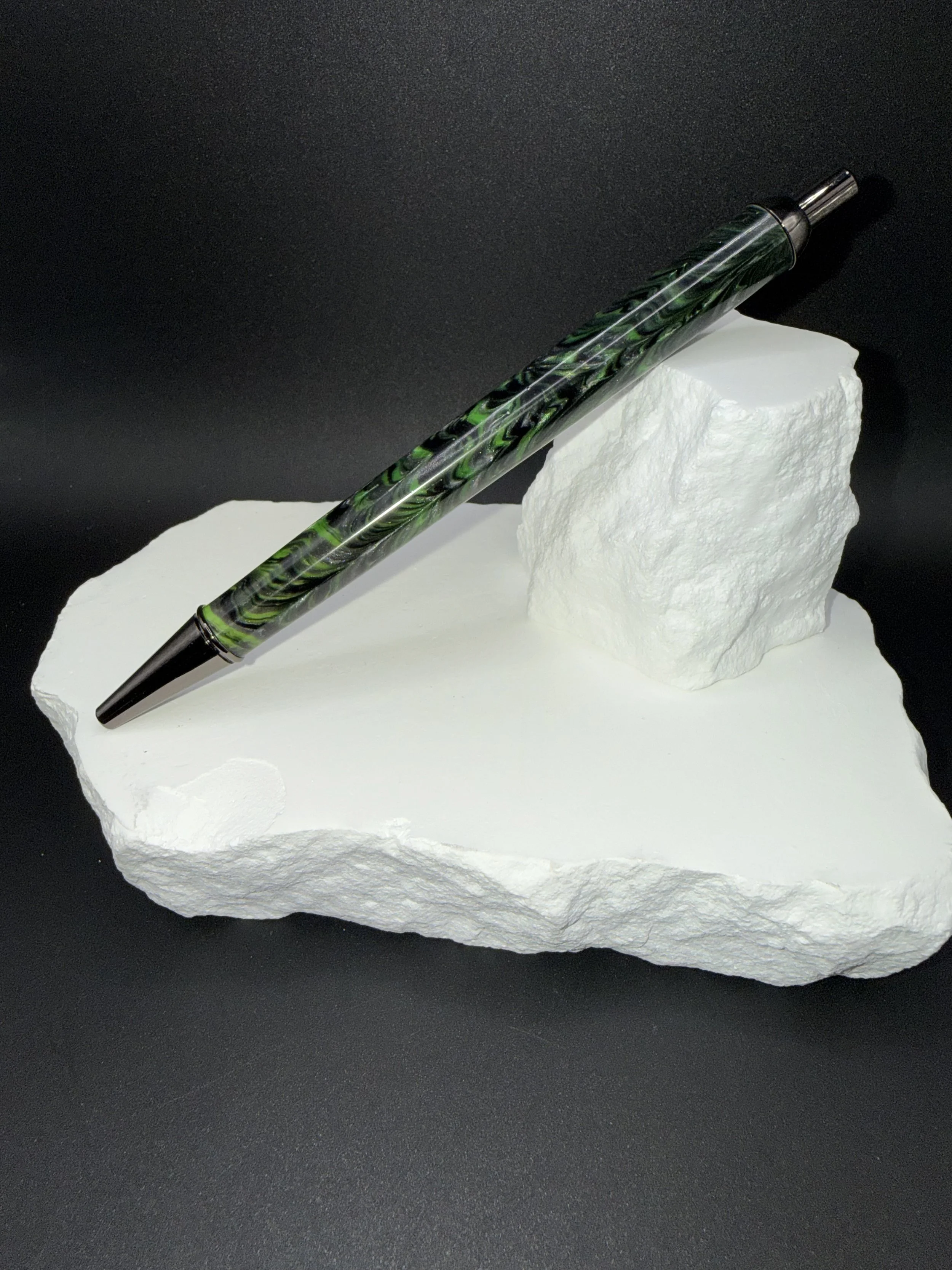 Emerald Eclipse™ Handcrafted Acrylic Dawn Click Pen.jpeg