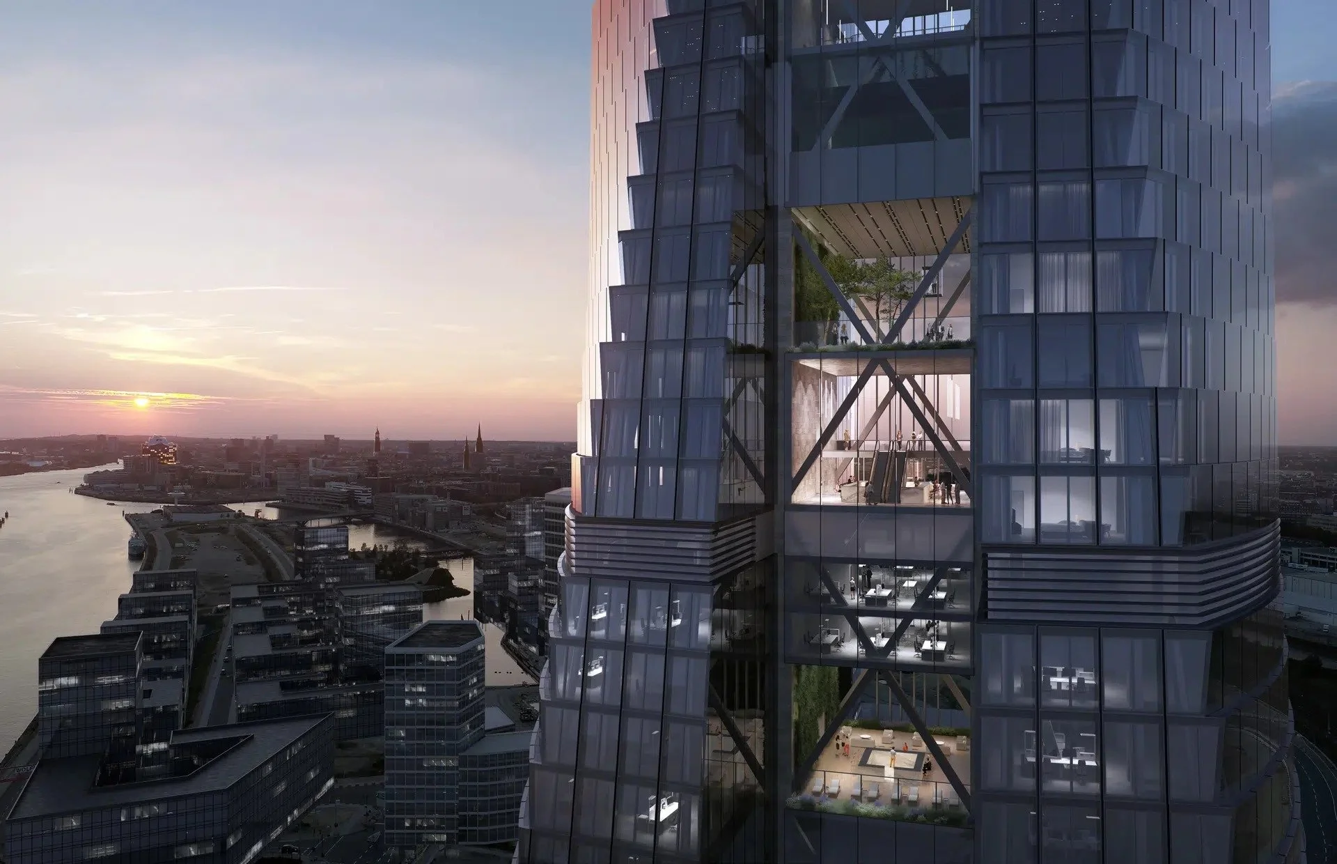 Hadi Teherani Architects - Elbtower