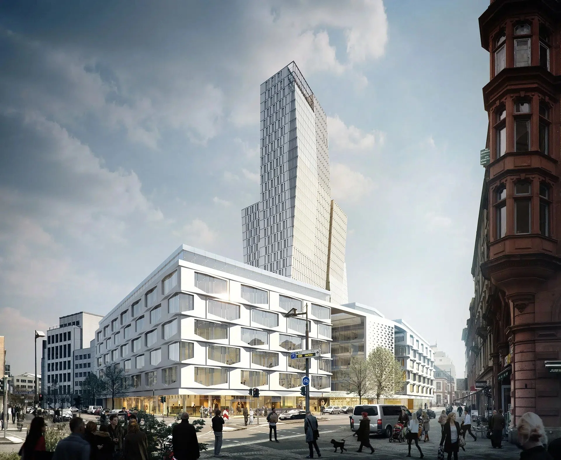 Hadi Teherani Architects - The Flare of Frankfurt