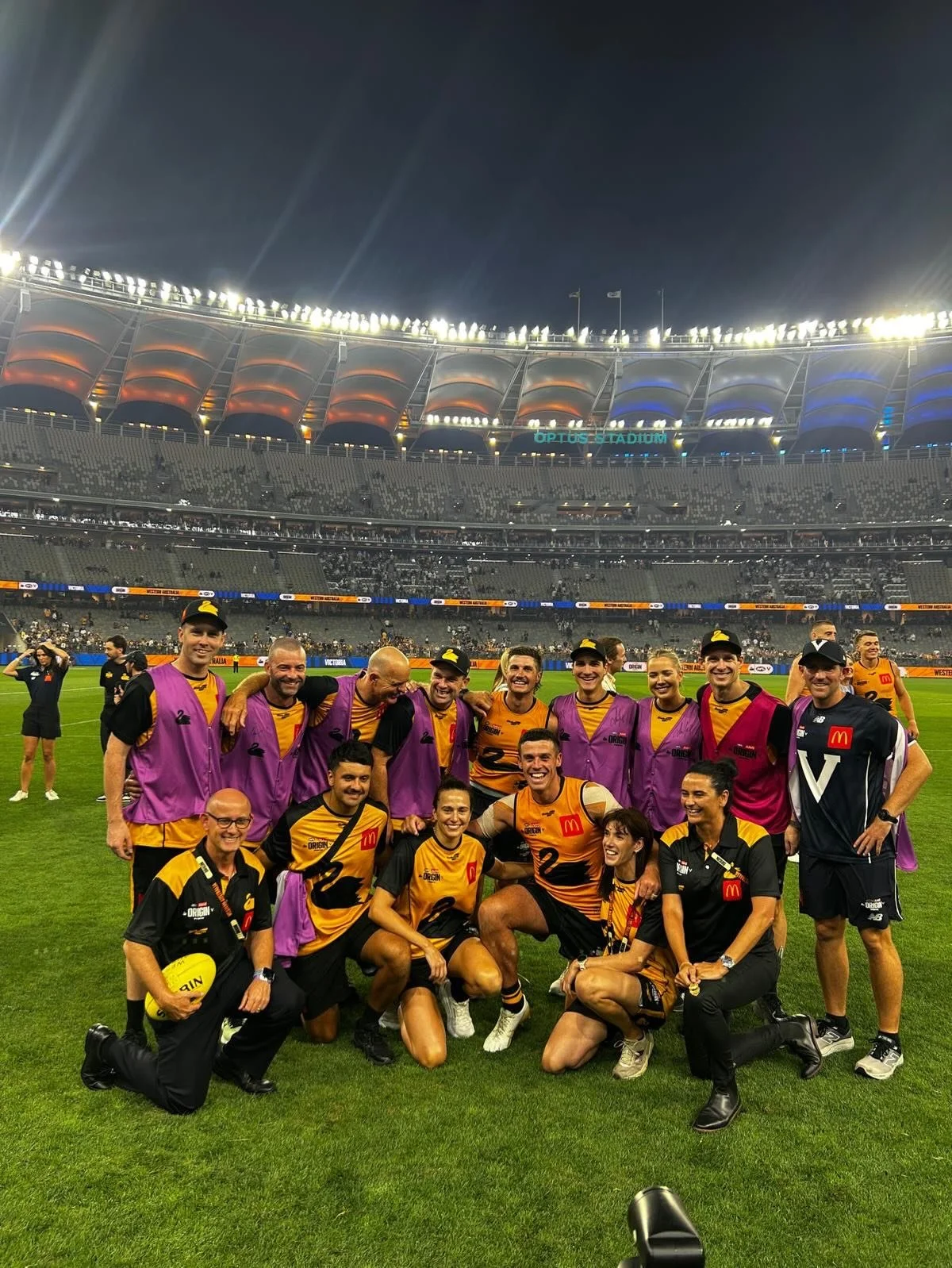 A date in the diary that captured the true love of the game and love for your state. So good to be part of it 🖤💛