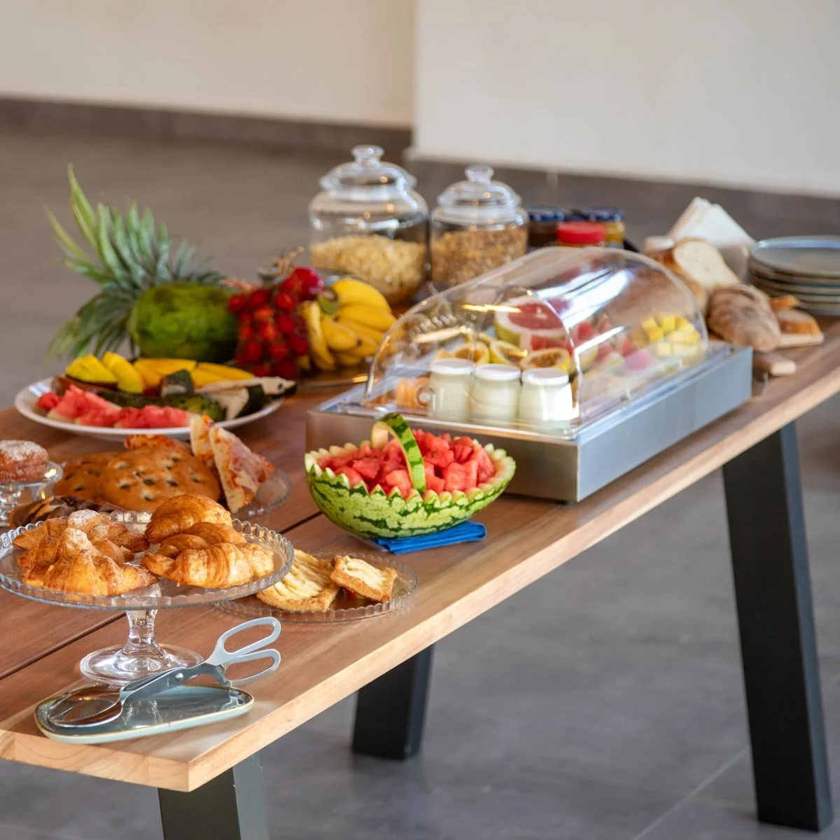 Start your day with a delicious continental breakfast buffet.