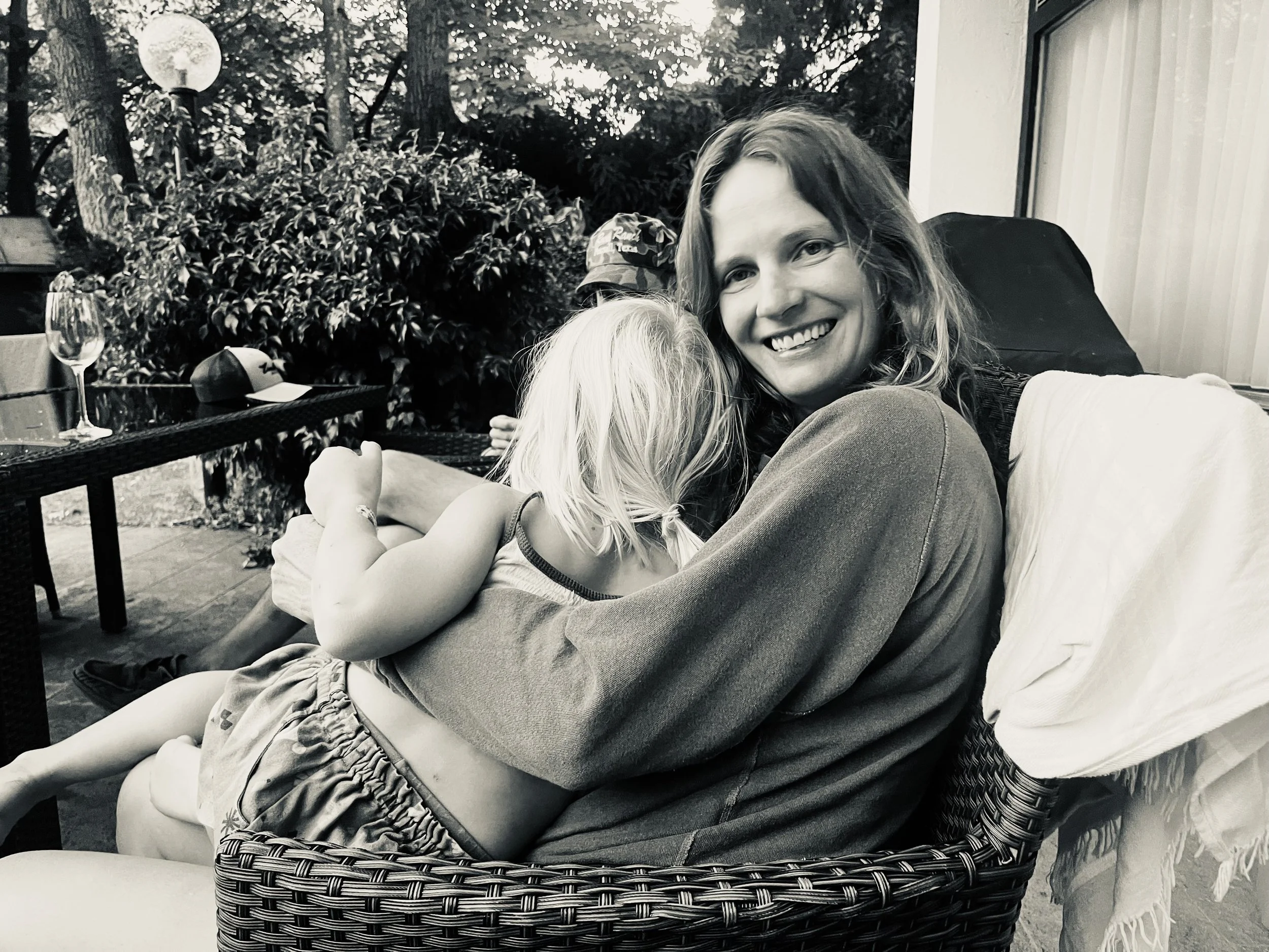 Photo of Picnic Projects founder, Sara Distin, on vacation with her family.