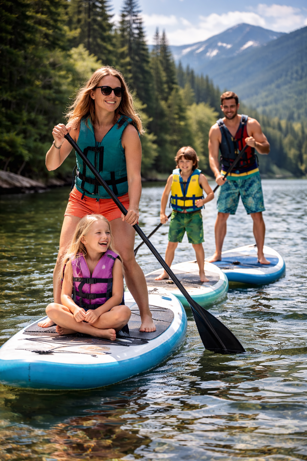 Paddleboarding with Kids