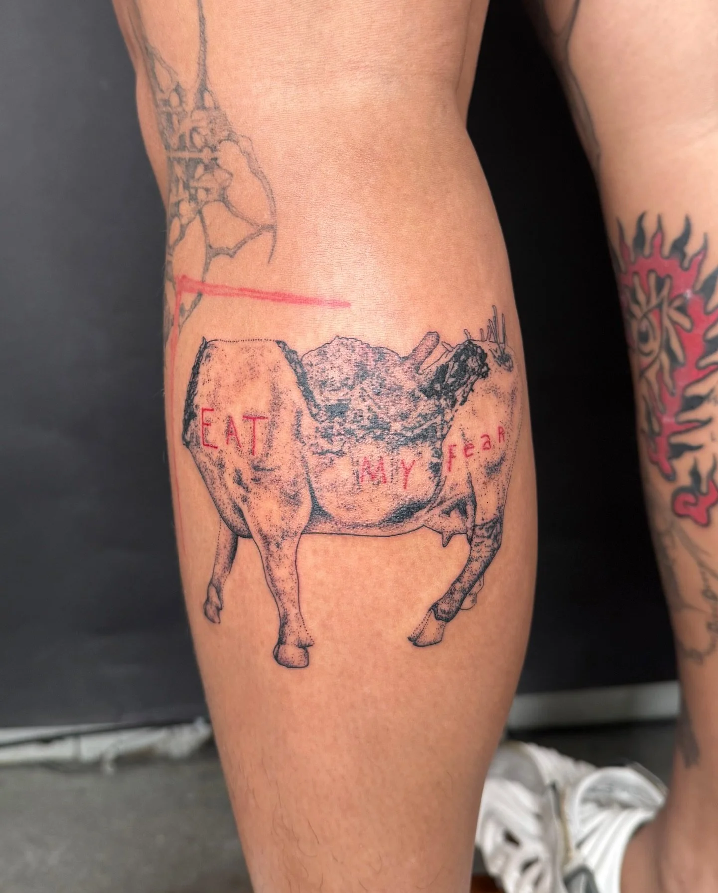 Lynch&rsquo;s cow for T 🍽️🩸made @proudofyou.la &hearts;️ Thank you 🙏🏻