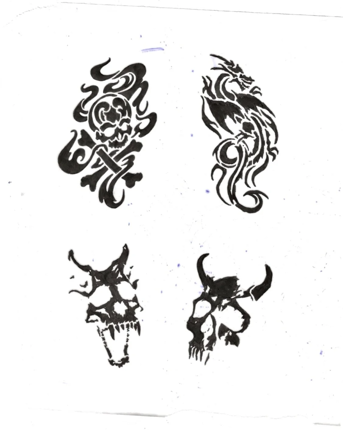 Sketches from late last night in the sober light of day