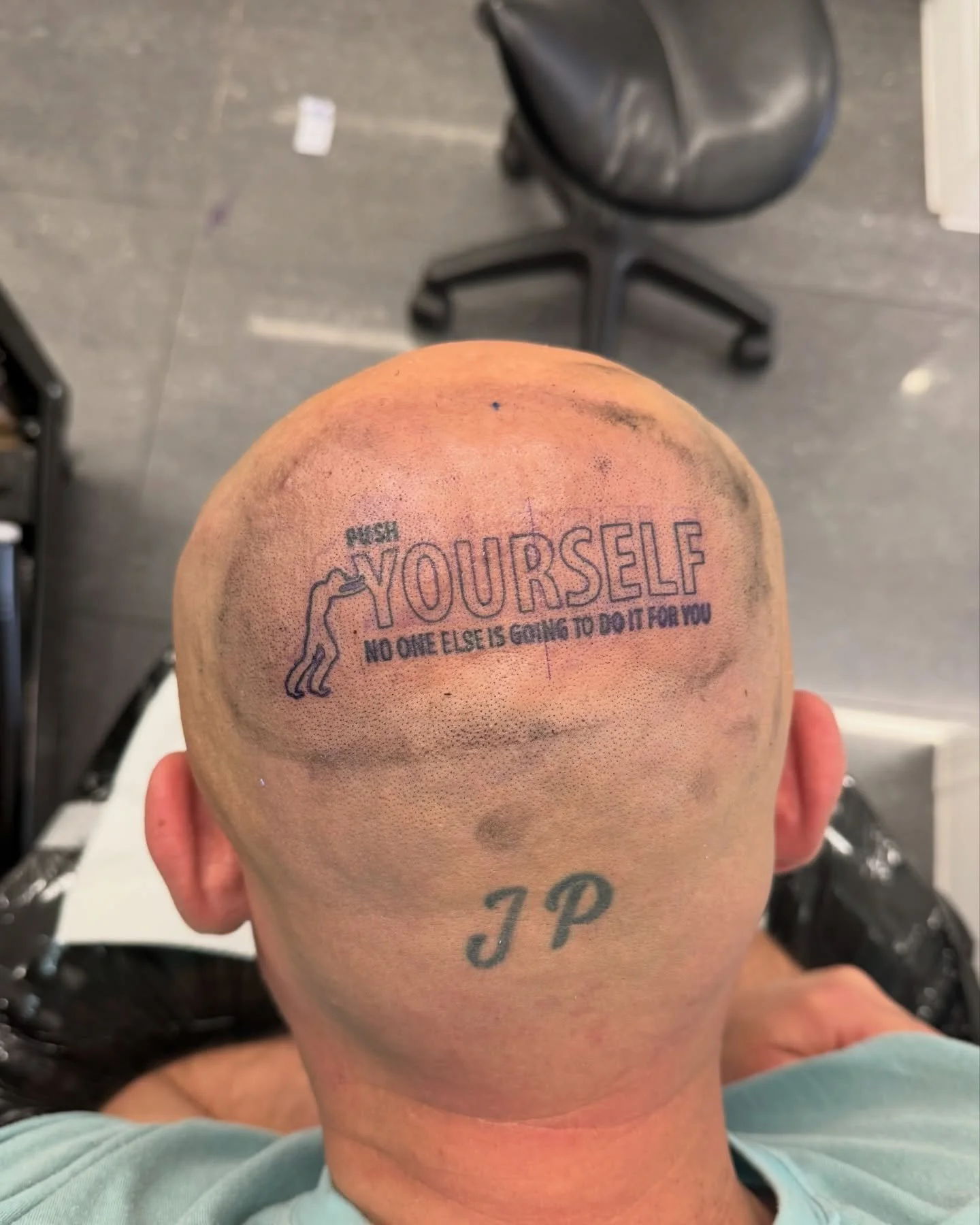 10 years sober from alcohol - tattooed a reminder.