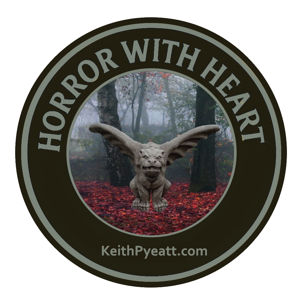 Horror with Heart logo with keithpyeatt.com