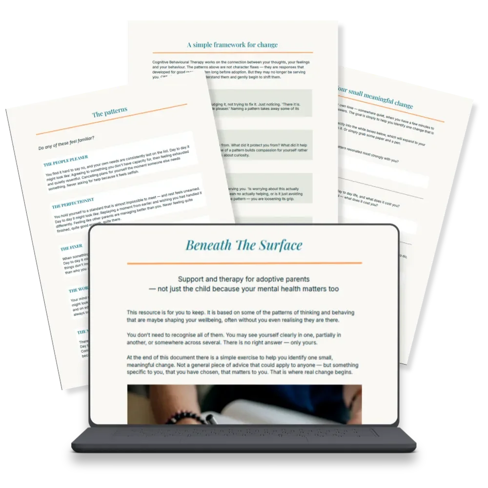 Free downloadable resource for adoptive parents mock-up preview