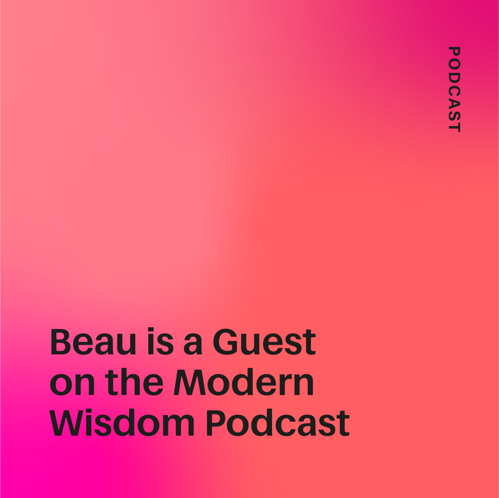 Beau is a Guest on the Modern Wisdom Podcast