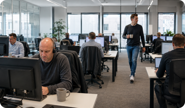 Volgens TNO is zittend werk een ‘stroomversneller voor de pandemie van leefstijlziekten