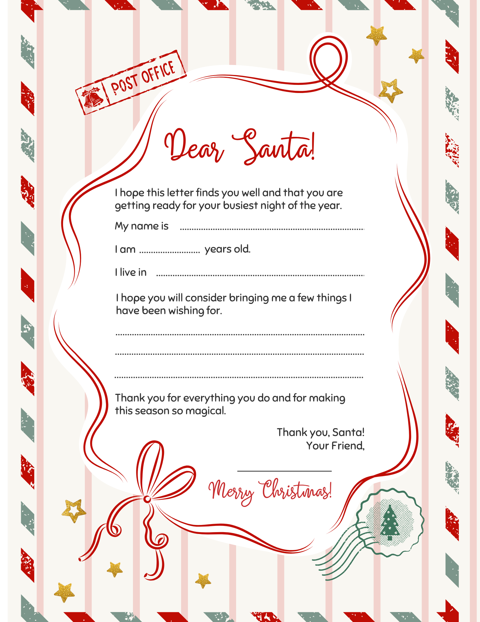 Red White And Green Illustrative Letter to Santa Letter.png