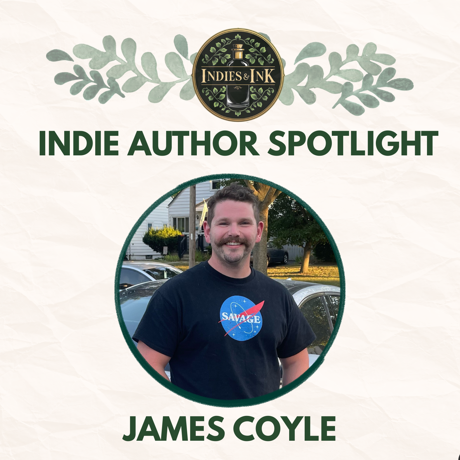 April Indie Author Spotlight-James Coyle