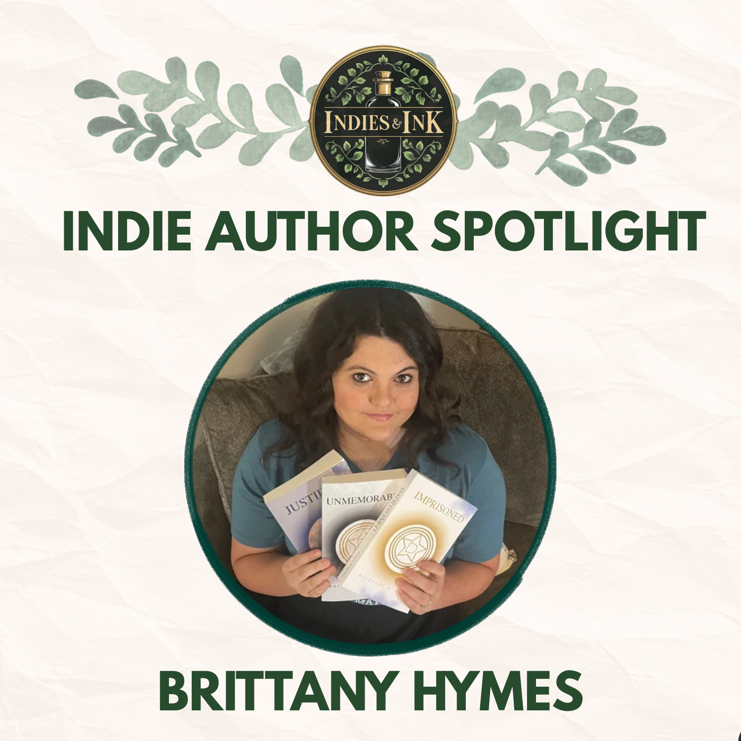 July/August Indie Author Spotlight-Brittany Hymes