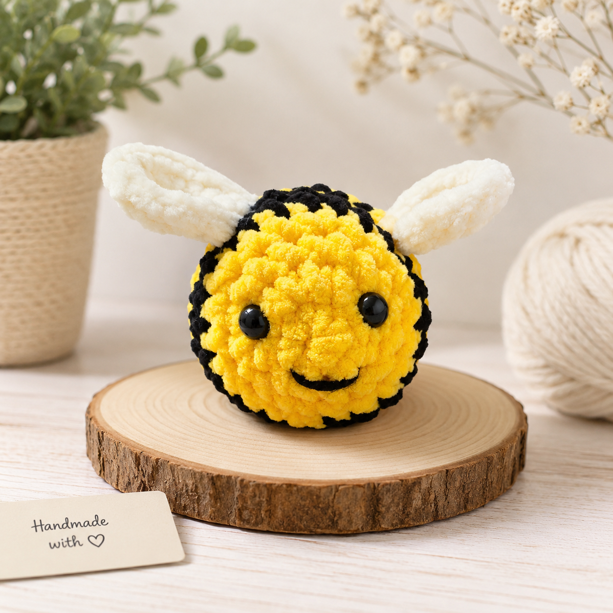 Tiny Amigurumi Bee