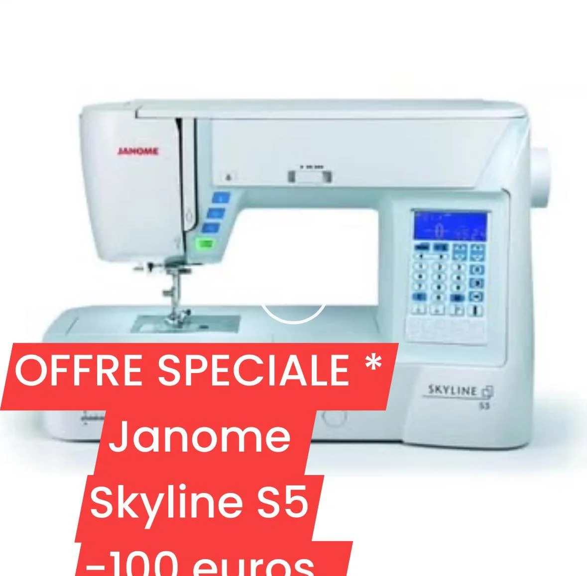 #janome #machine&agrave;coudre #machineacoudrejanome #offre #sp&eacute;cial #destockage #plus #du #tout #plusduntourdanssonsac #objat #corr&egrave;ze
Dans la limite du stock disponible, b&eacute;n&eacute;ficiez d&rsquo;une remise tr&egrave;s exceptio