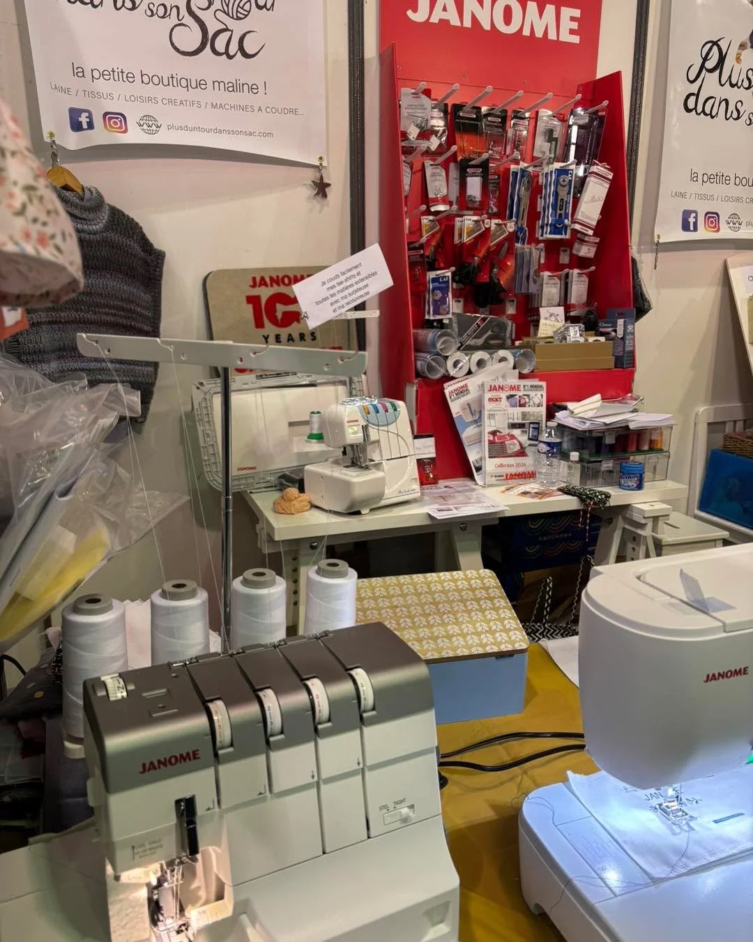 #fermetureexceptionnelle #salondesloisirscreatifsbrive #salonmilleetuneid&eacute;es #janome #revendeurjanome #Janome #France #janomefrance #janomefranceexact #kittricot #kittricotezmoi #kit #crochet #kitcrochet #kitcouture #machineacoudre #surjeteuse
