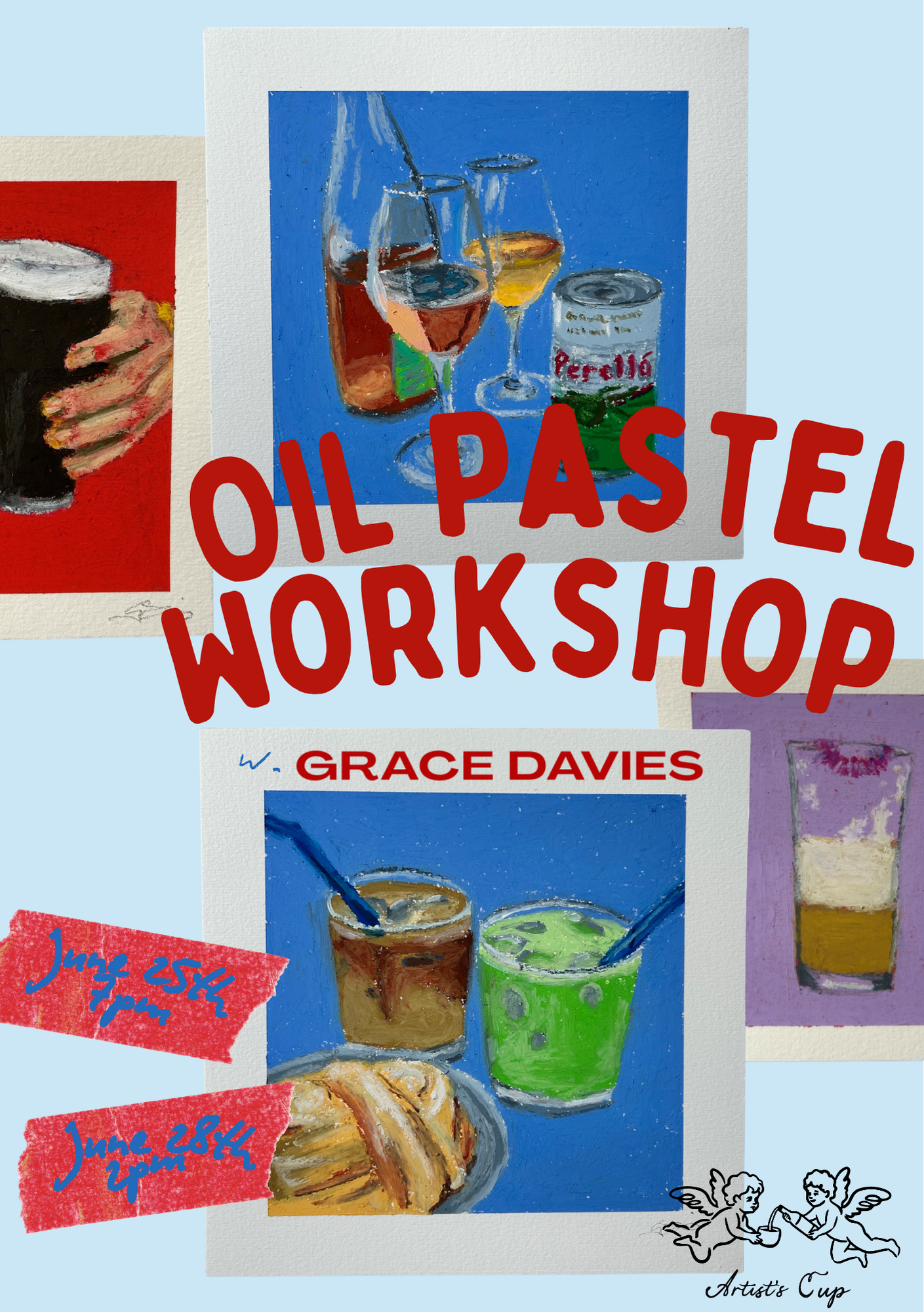 25th & 28th June - Still Life Oil Pastel Workshop w. Grace Davies