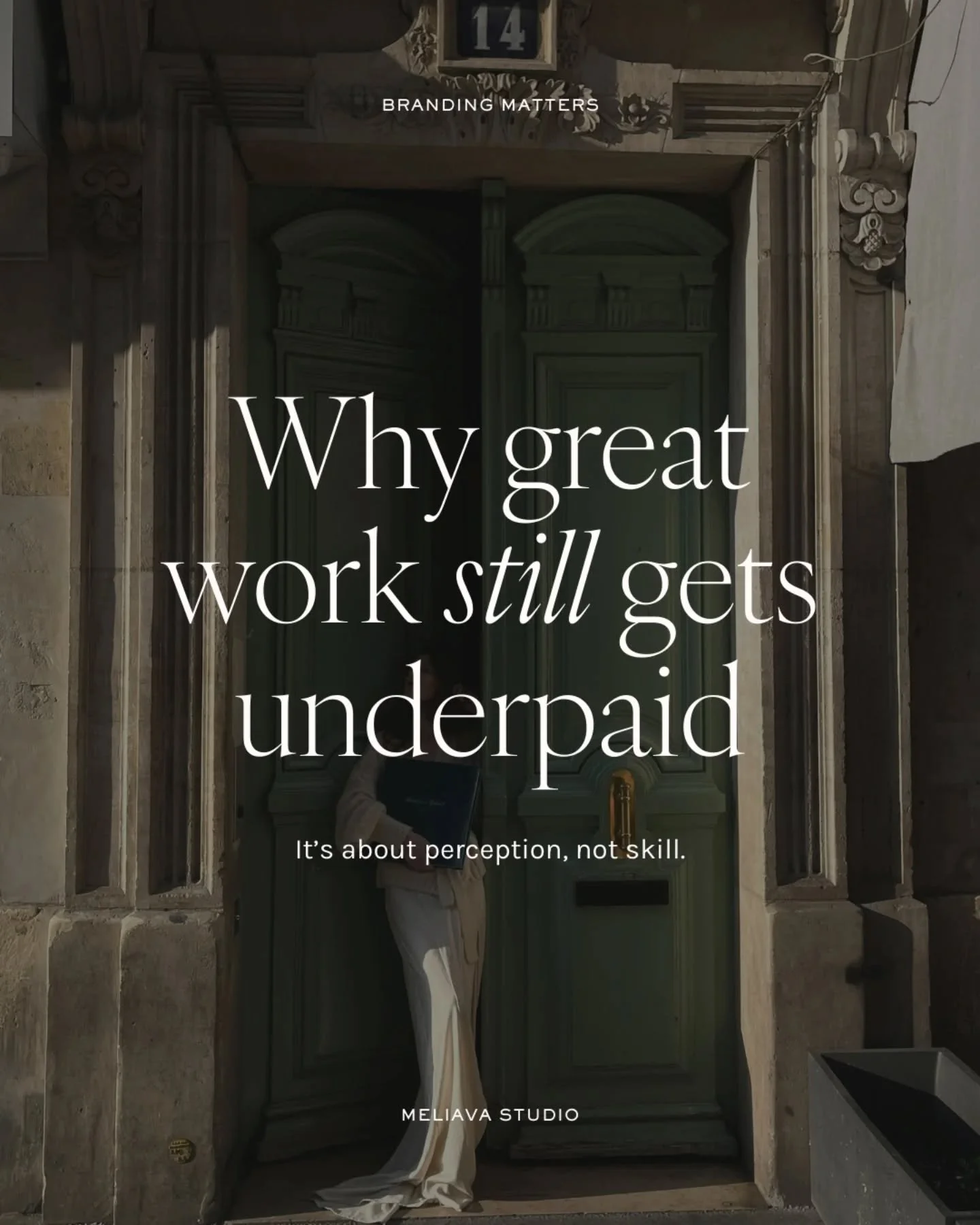 Underpricing rarely means under-skilled.
It usually means under-positioned.

When your brand doesn&rsquo;t clearly communicate authority, clarity, and intention, clients subconsciously question value, even when your work speaks for itself.
 
Inconsis