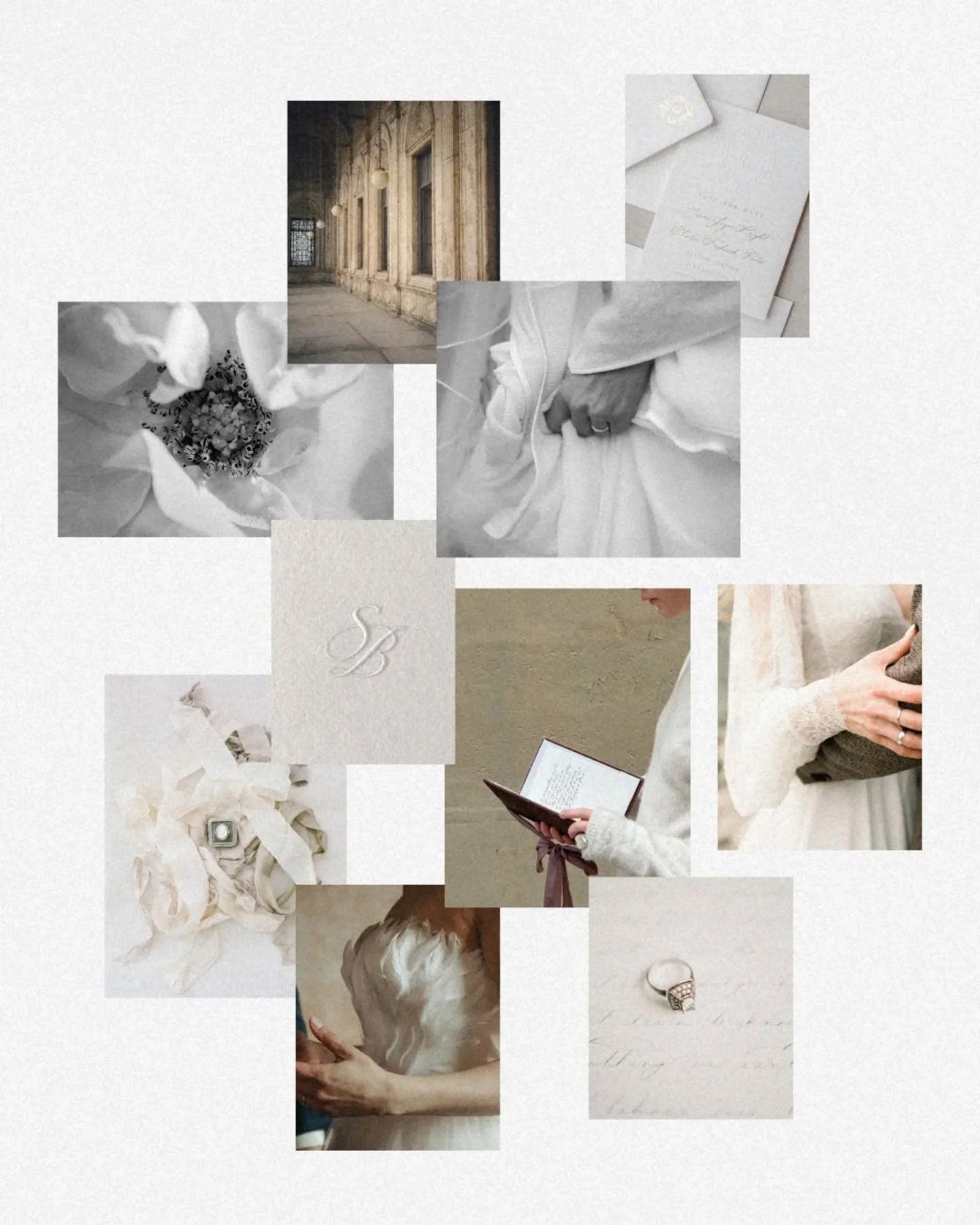 Two beautiful moodboards for a wedding project 👰
Refined, romantic and so dreamy 🤍 

Which is your favorite?

[ Brand design, brand designer, intentional branding, refined branding, branding for wedding photographers, wedding creatives, romantic br