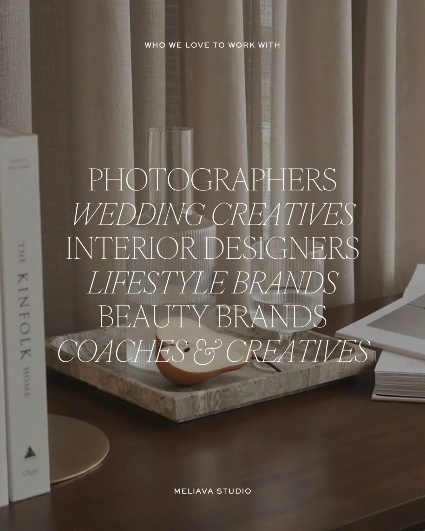 We work with women-led businesses and creative founders who are ready to move beyond DIY branding and step into a more refined, strategic presence.

We are for those who value intention, longevity, and alignment over trends and quick fixes.

Our appr